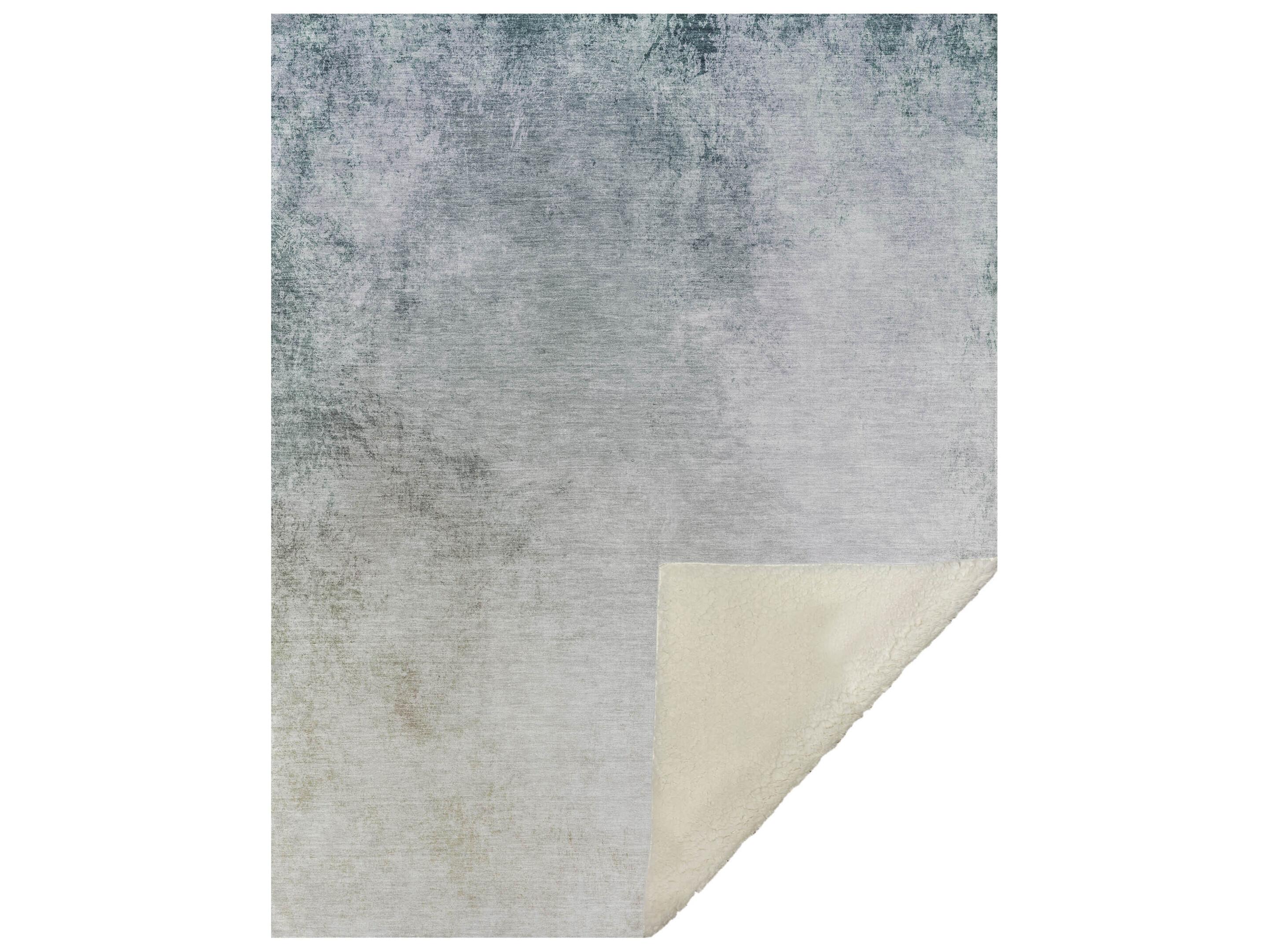 Dalyn Sherpa Brown Polyester Throw