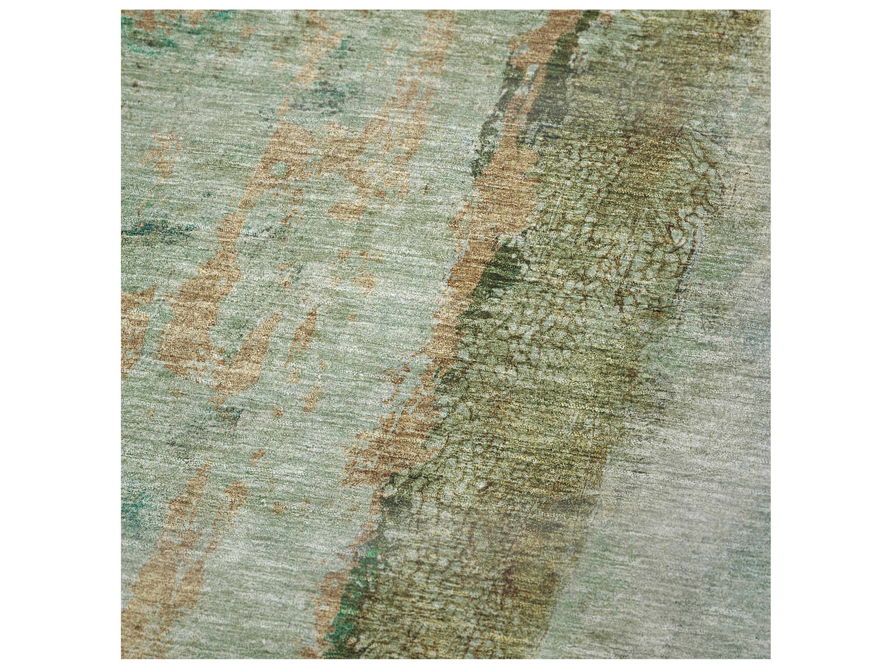 Dalyn Sherpa Green Polyester Throw