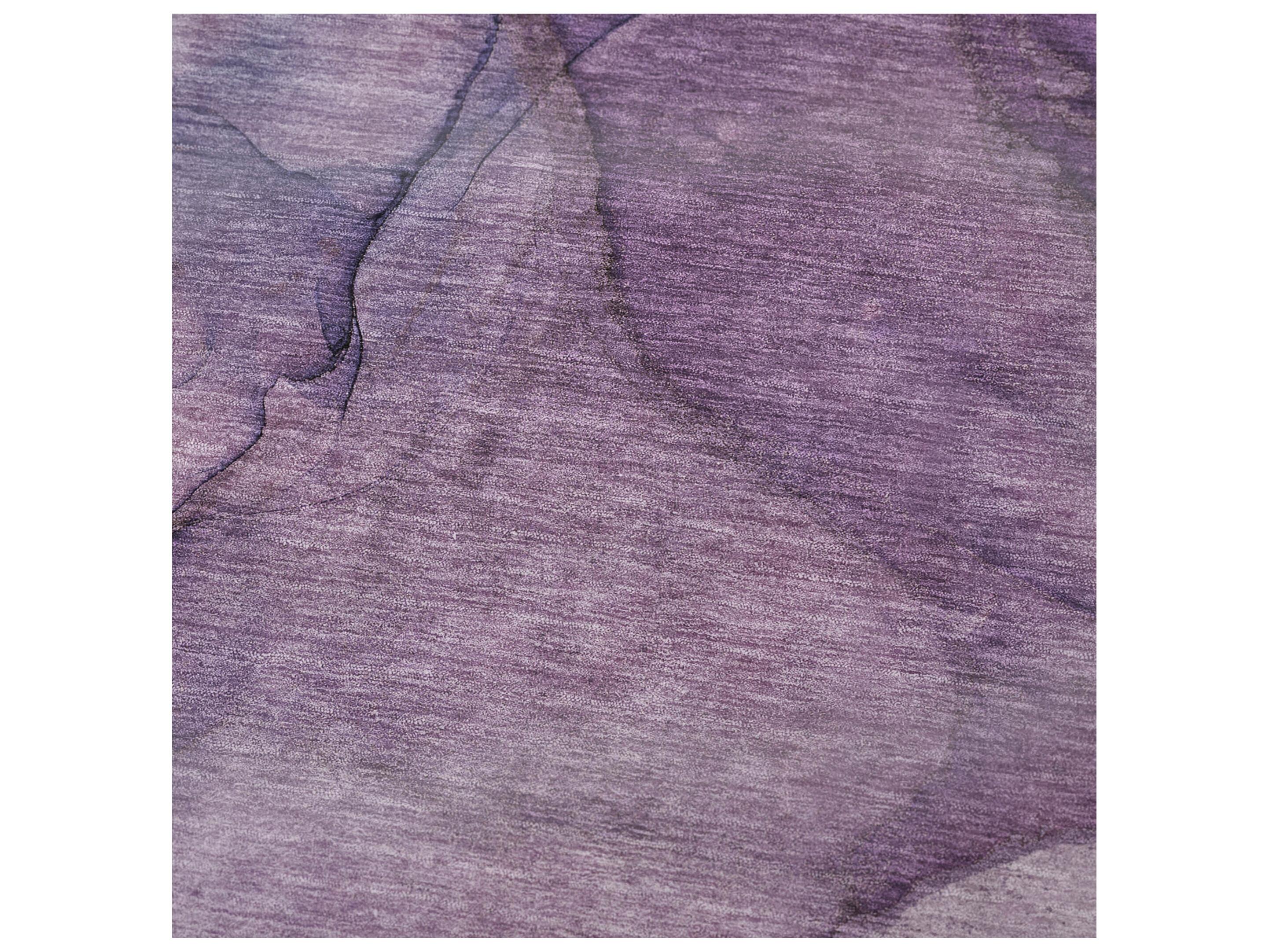 Dalyn Sherpa Purple Polyester Throw