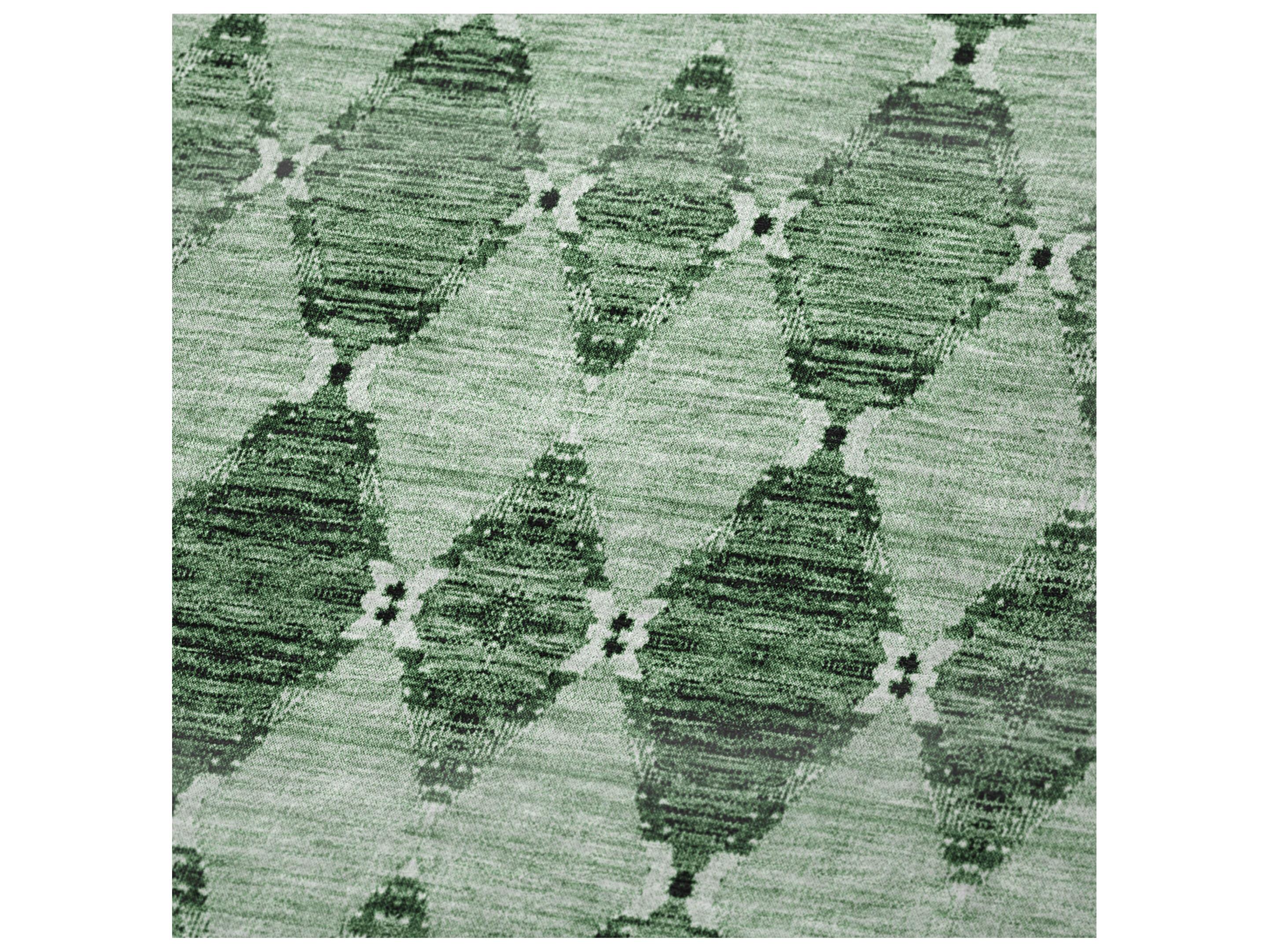 Dalyn Sherpa Green Polyester Throw