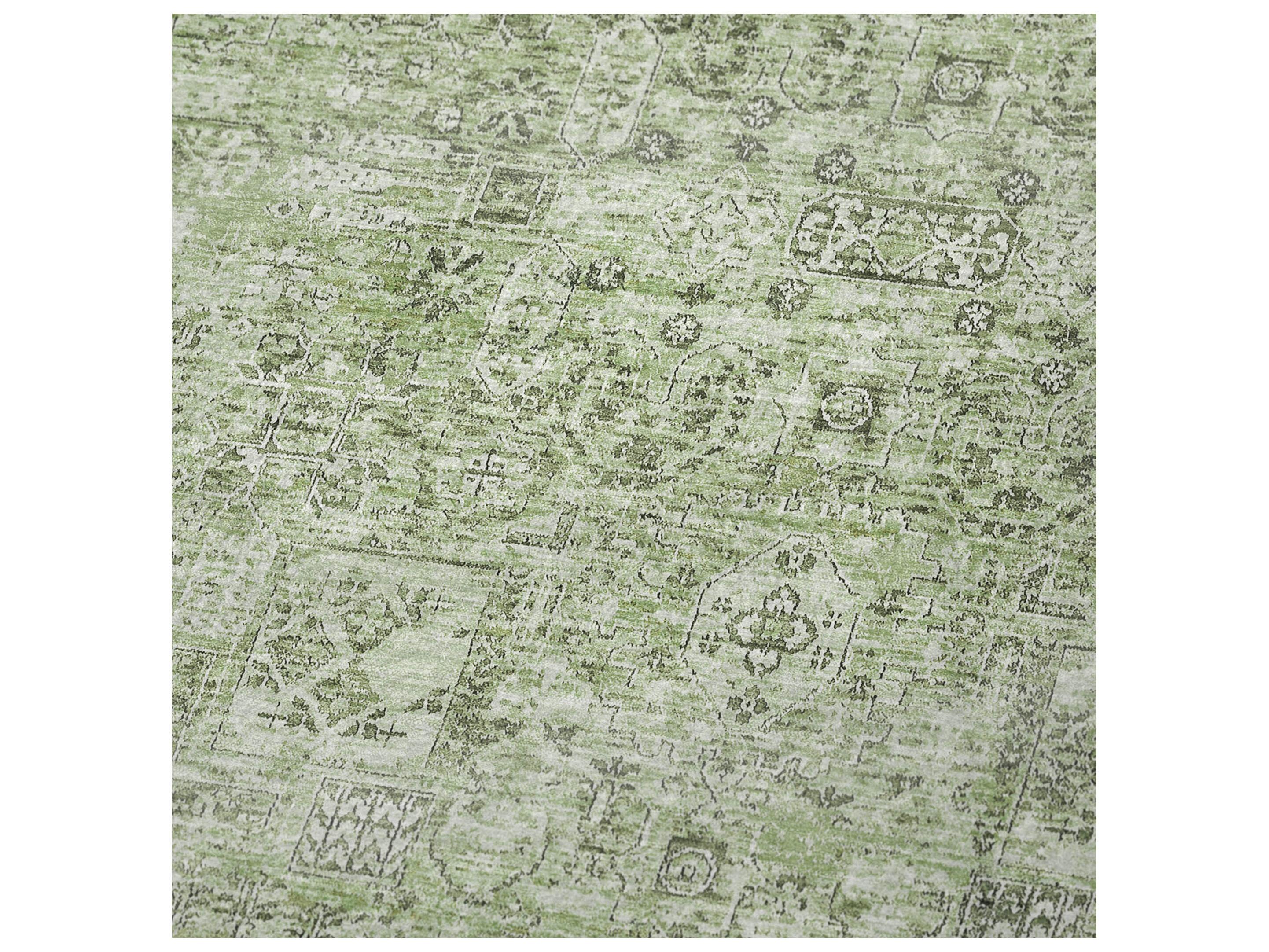 Dalyn Sherpa Green Polyester Throw