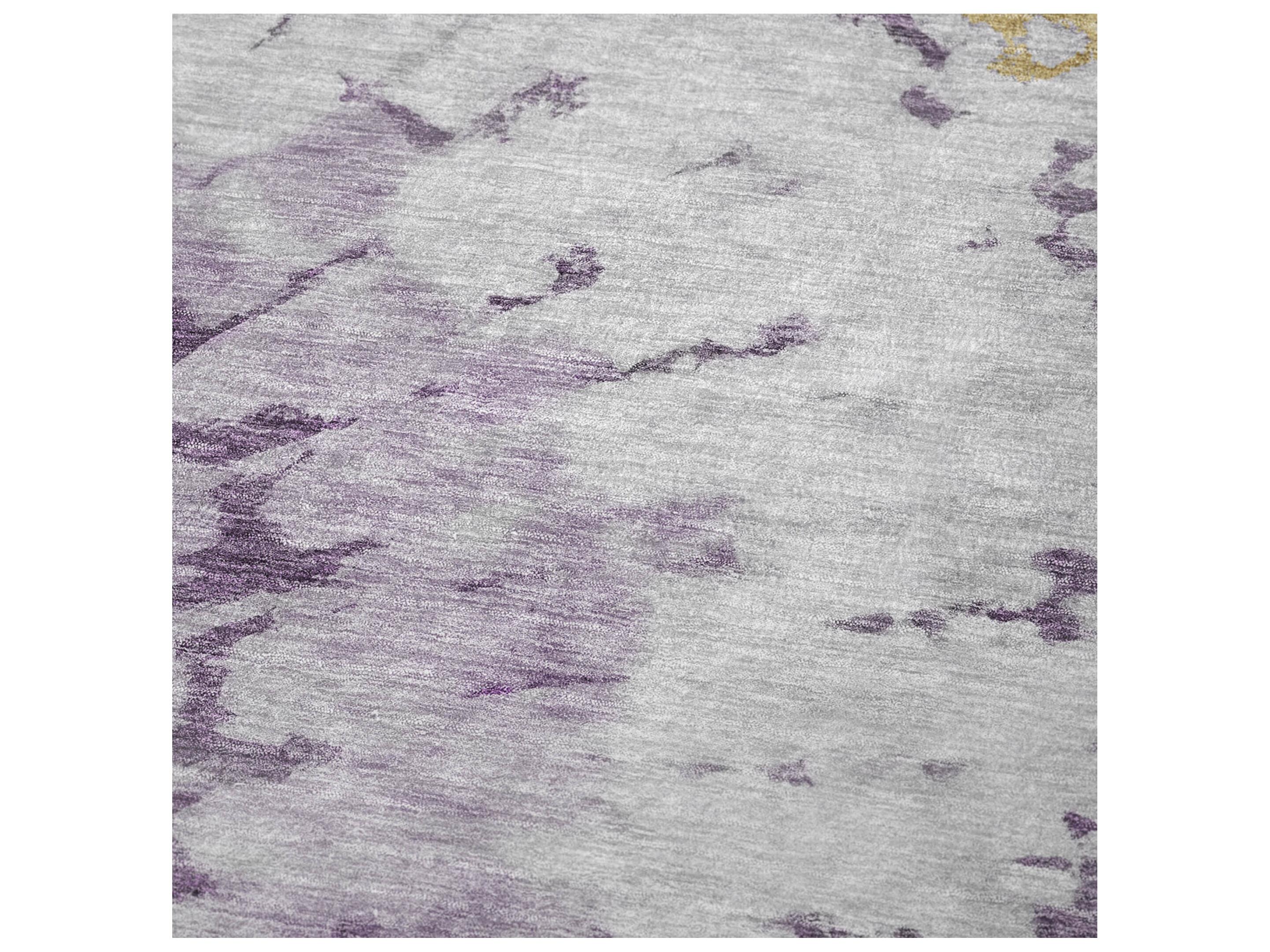 Dalyn Sherpa Purple Polyester Throw