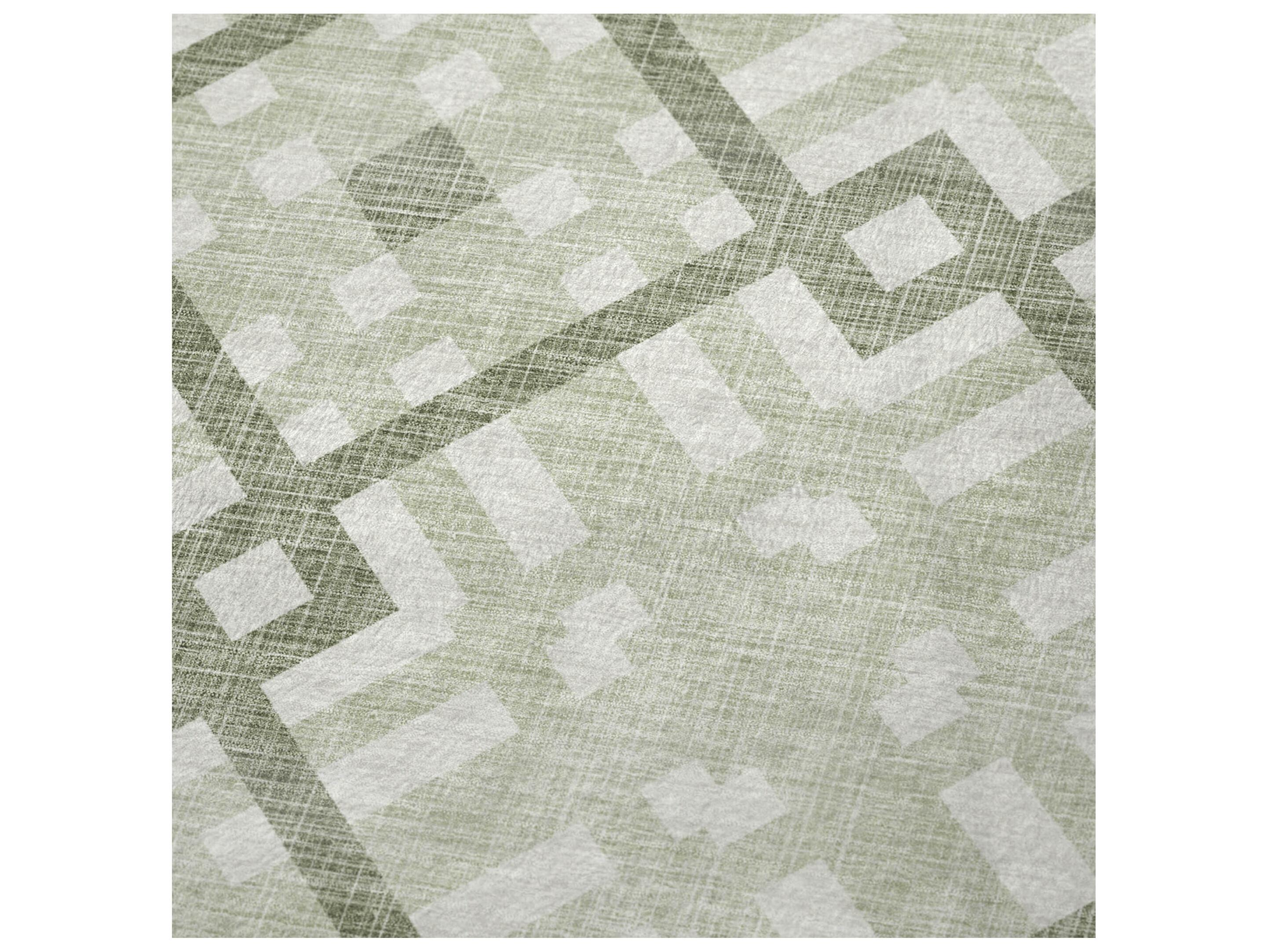 Dalyn Sherpa Green Polyester Throw