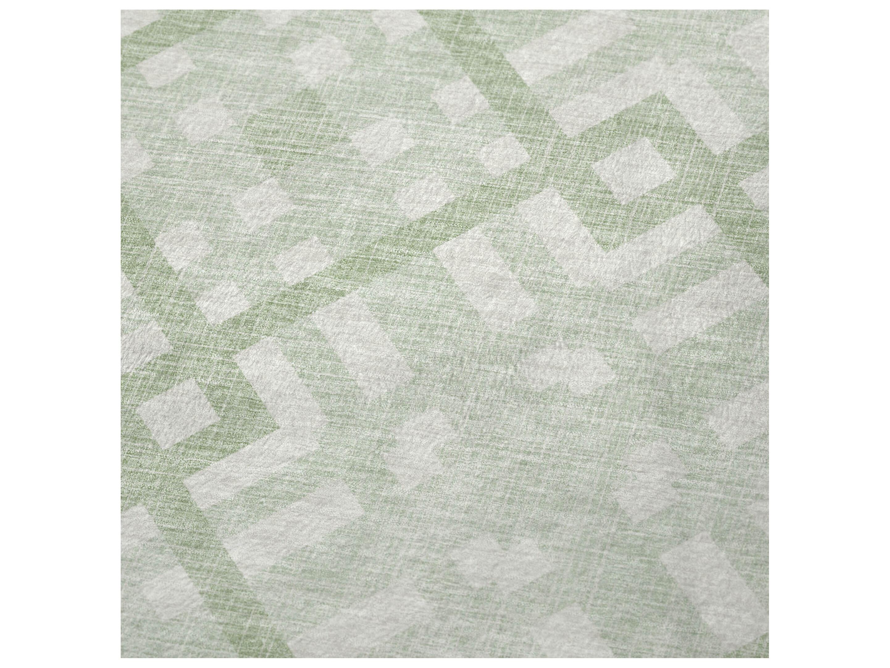 Dalyn Sherpa Green Polyester Throw