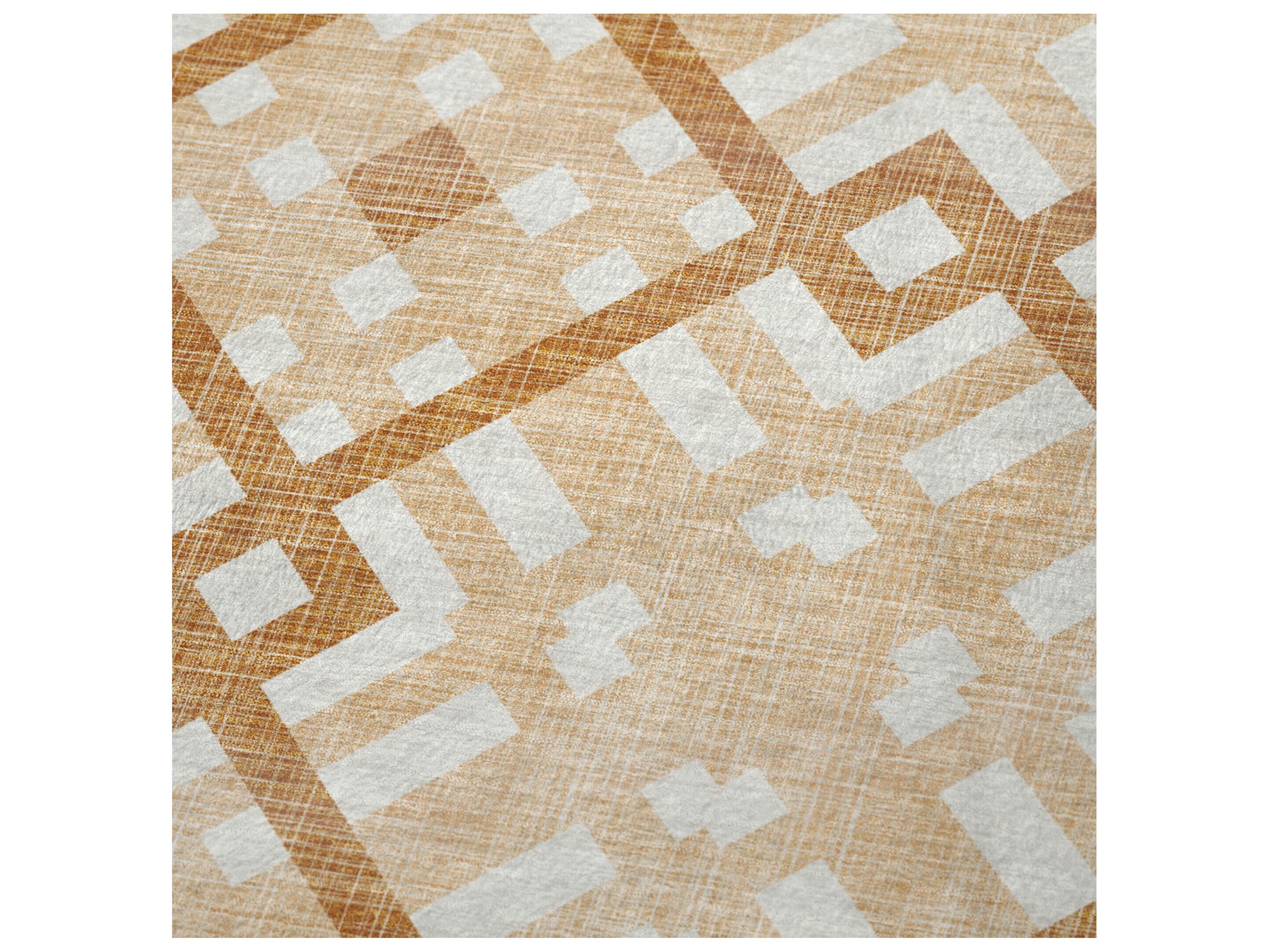 Dalyn Sherpa Orange Polyester Throw