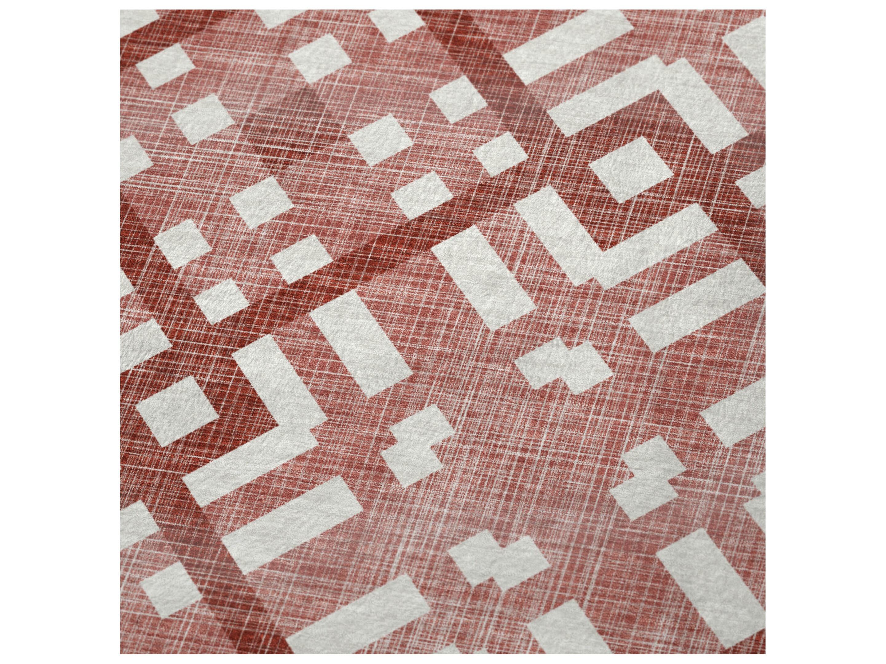 Dalyn Sherpa Red Polyester Throw