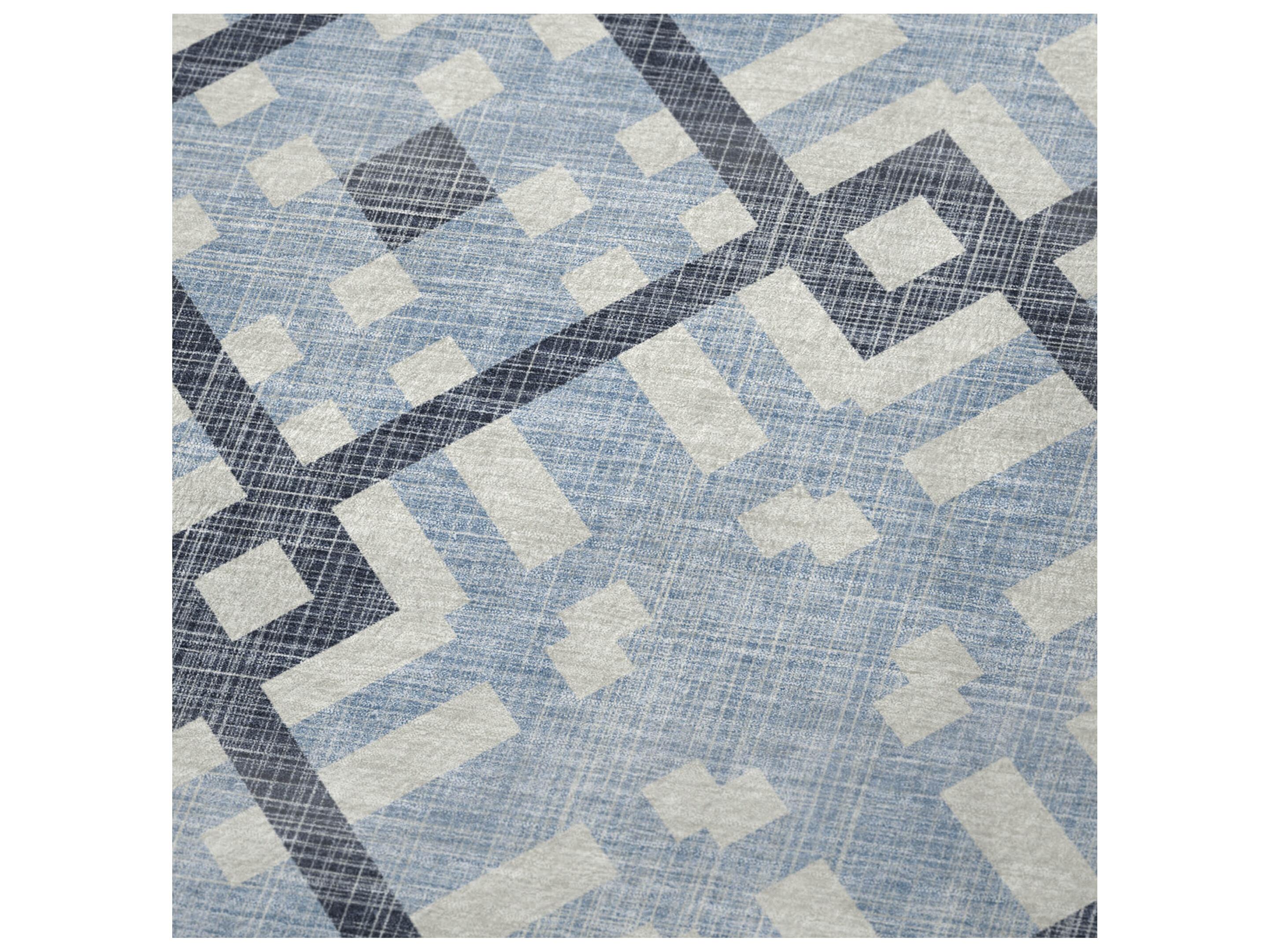 Dalyn Sherpa Blue Polyester Throw
