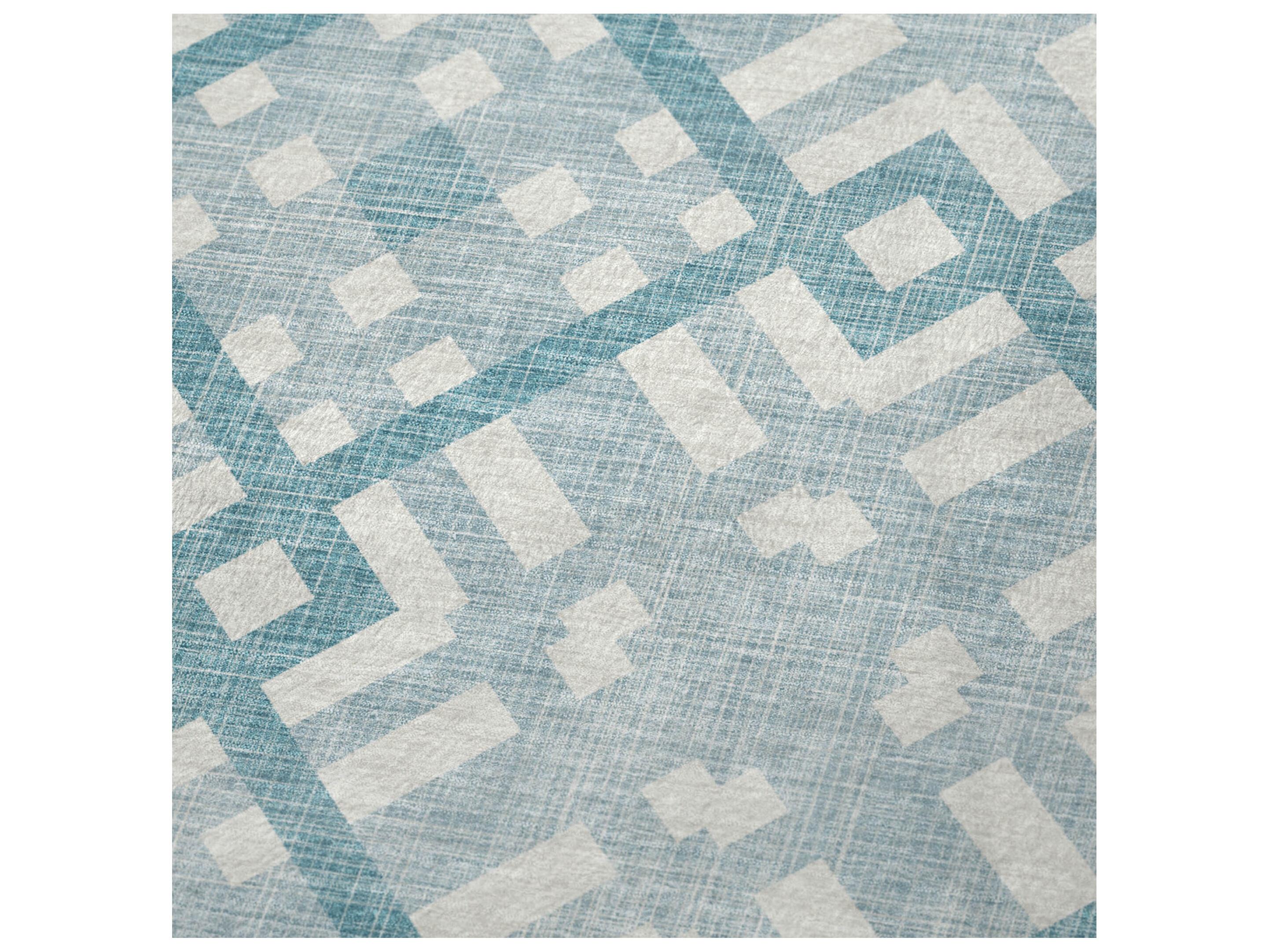 Dalyn Sherpa Teal Polyester Throw