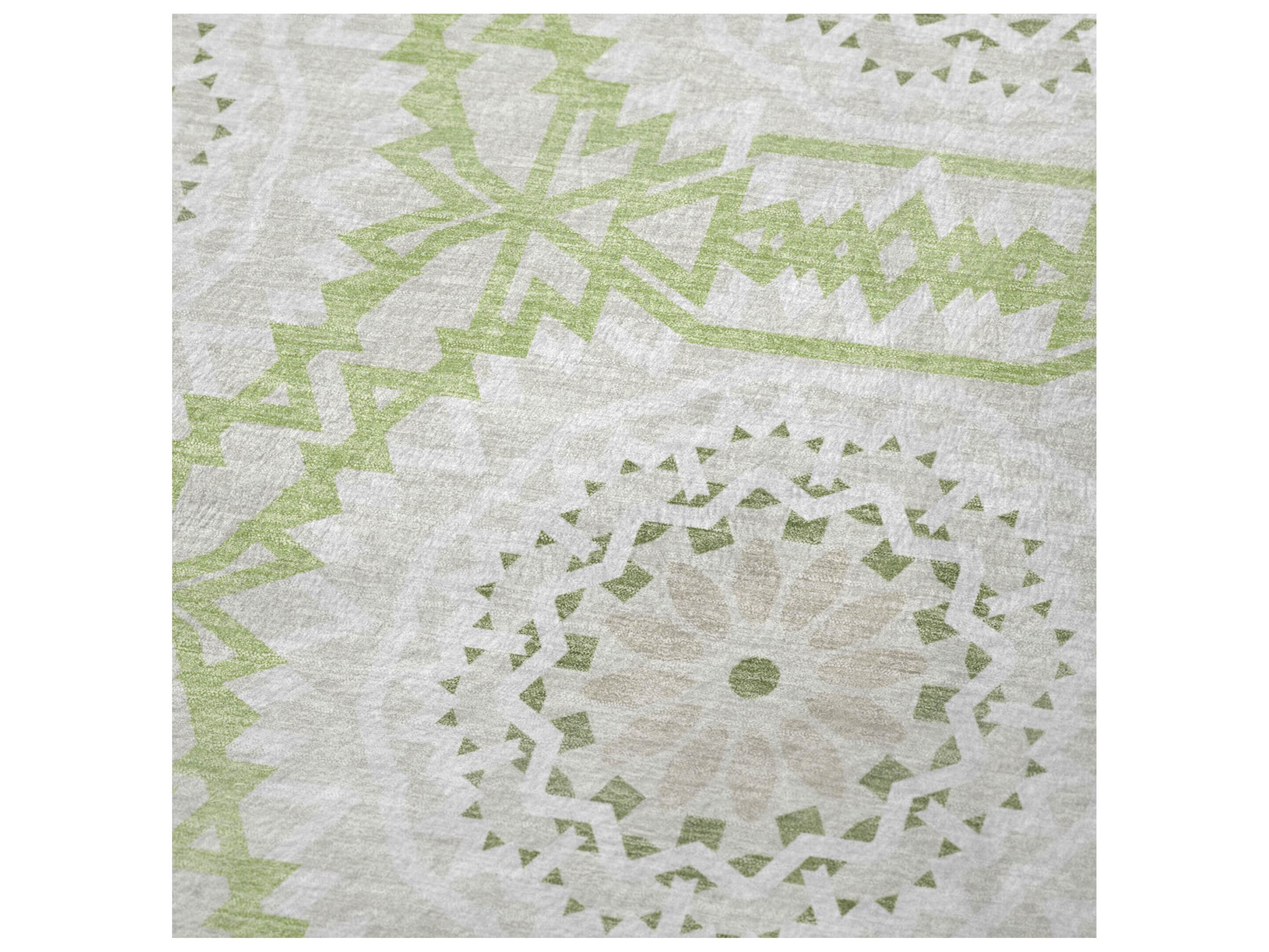 Dalyn Sherpa Green Polyester Throw