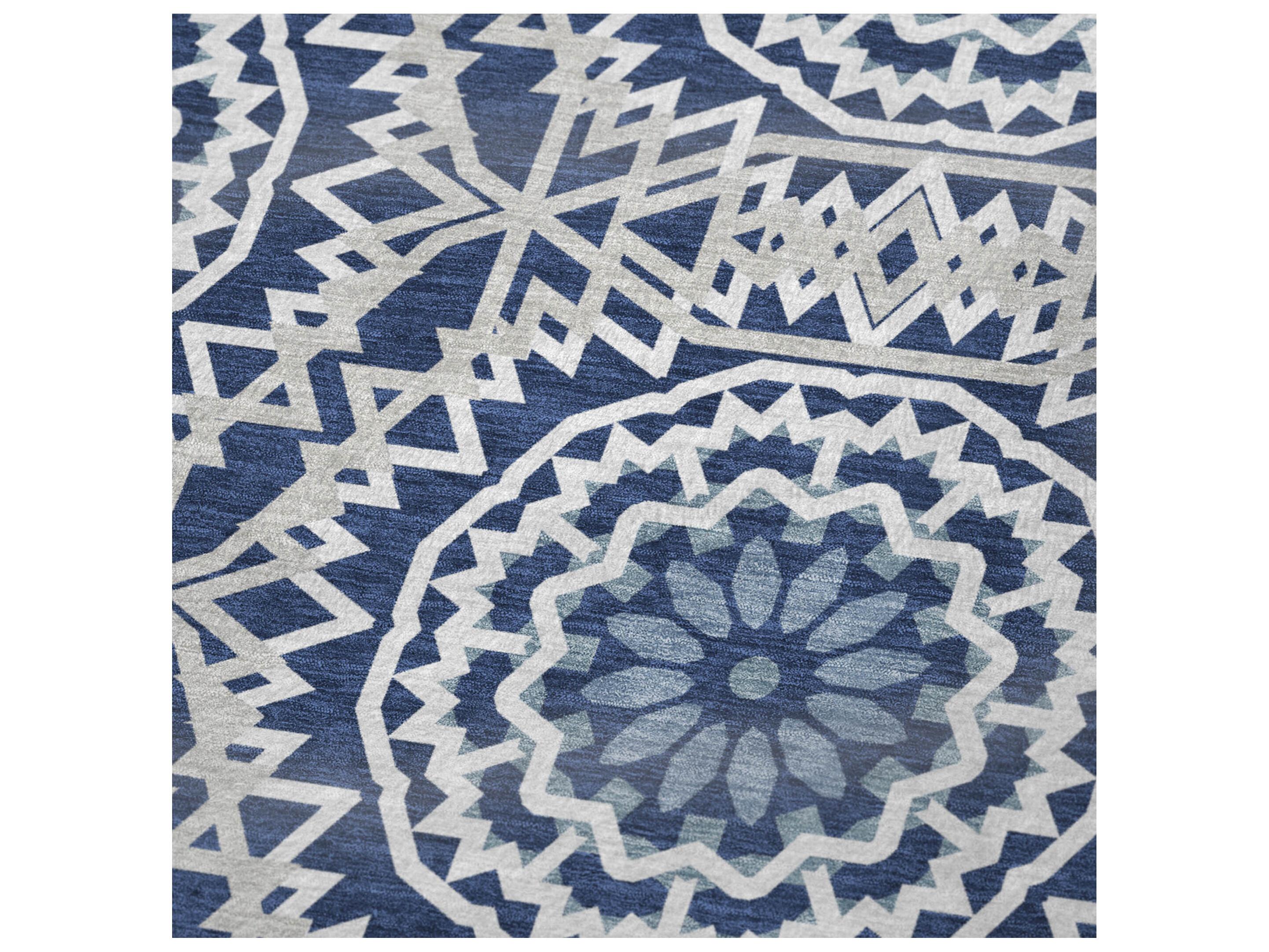 Dalyn Sherpa Blue Polyester Throw