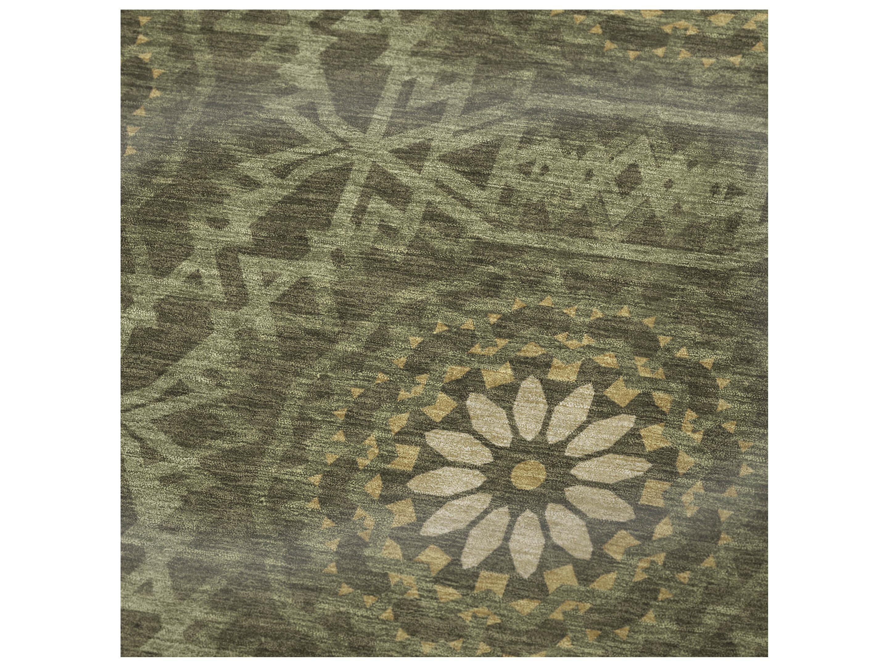 Dalyn Sherpa Green Polyester Throw