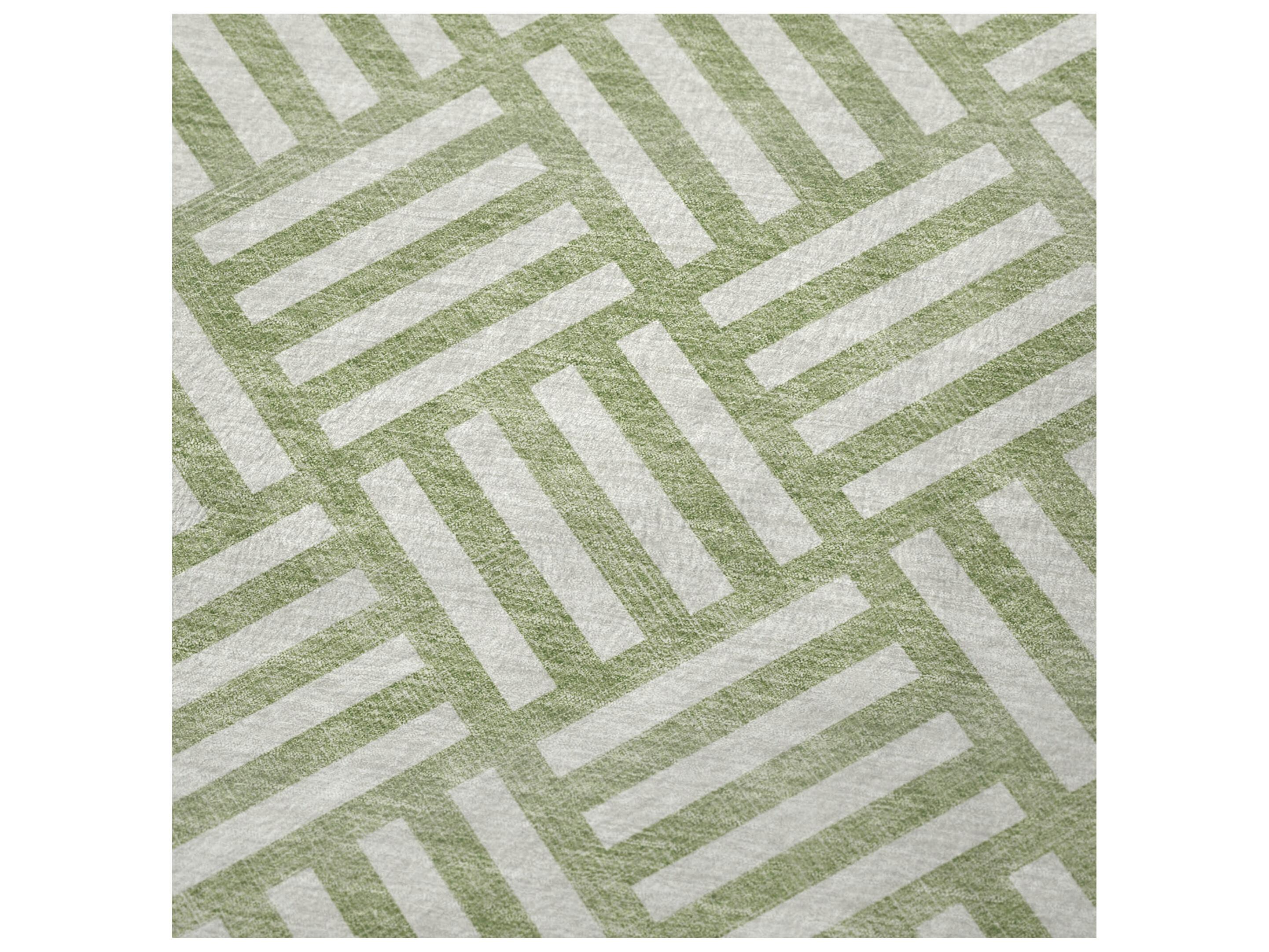 Dalyn Sherpa Green Polyester Throw