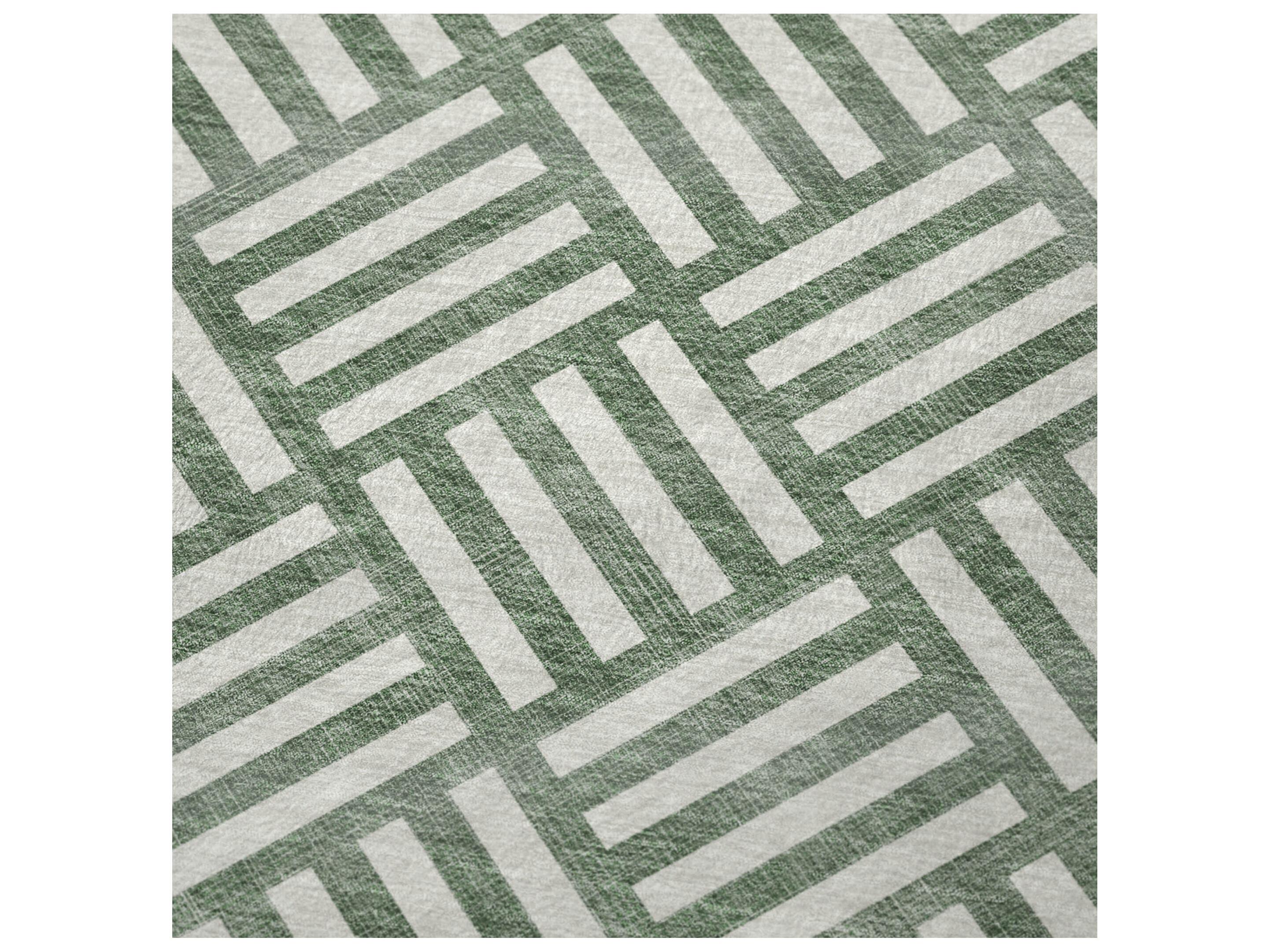 Dalyn Sherpa Green Polyester Throw