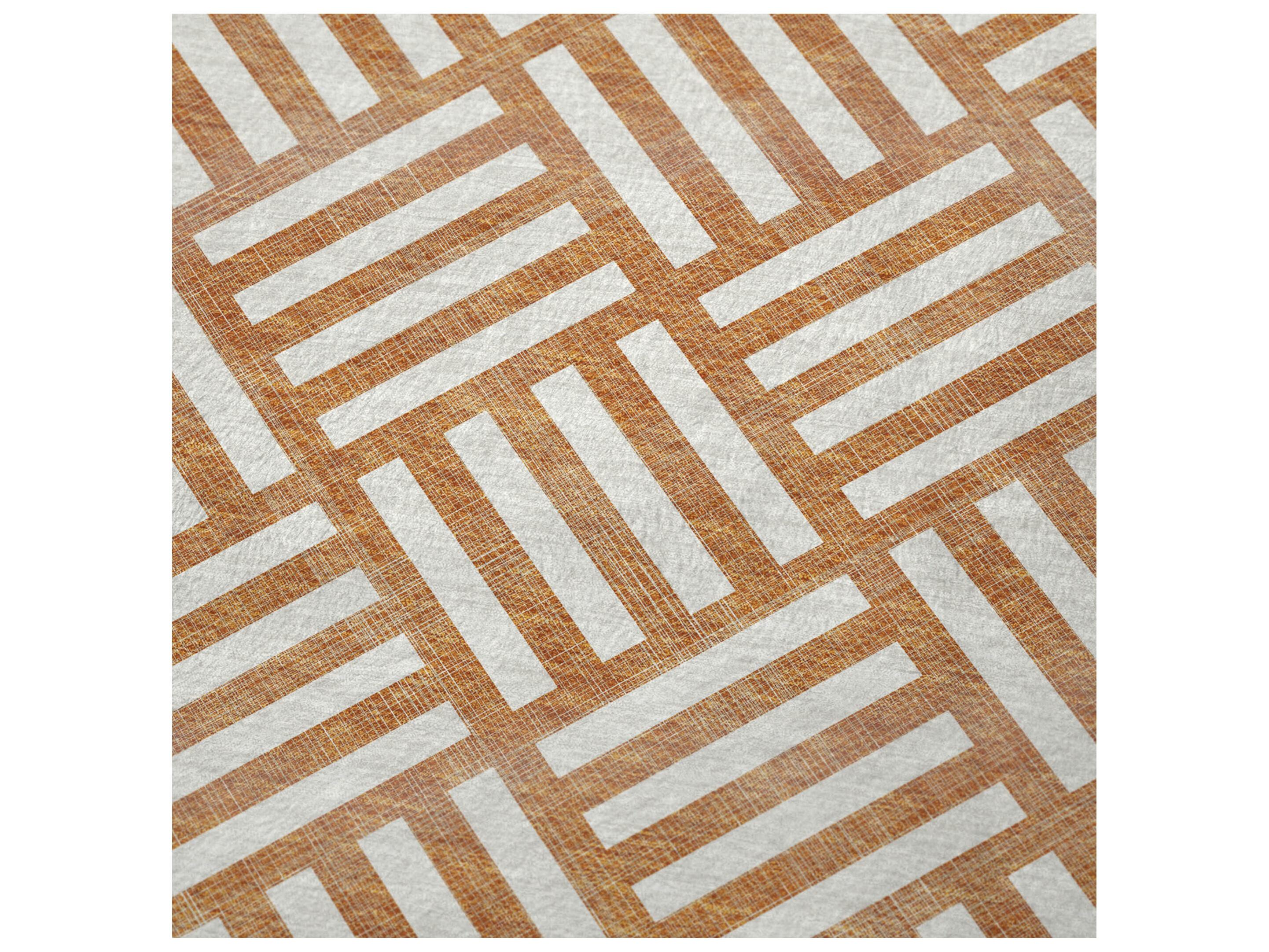 Dalyn Sherpa Orange Polyester Throw