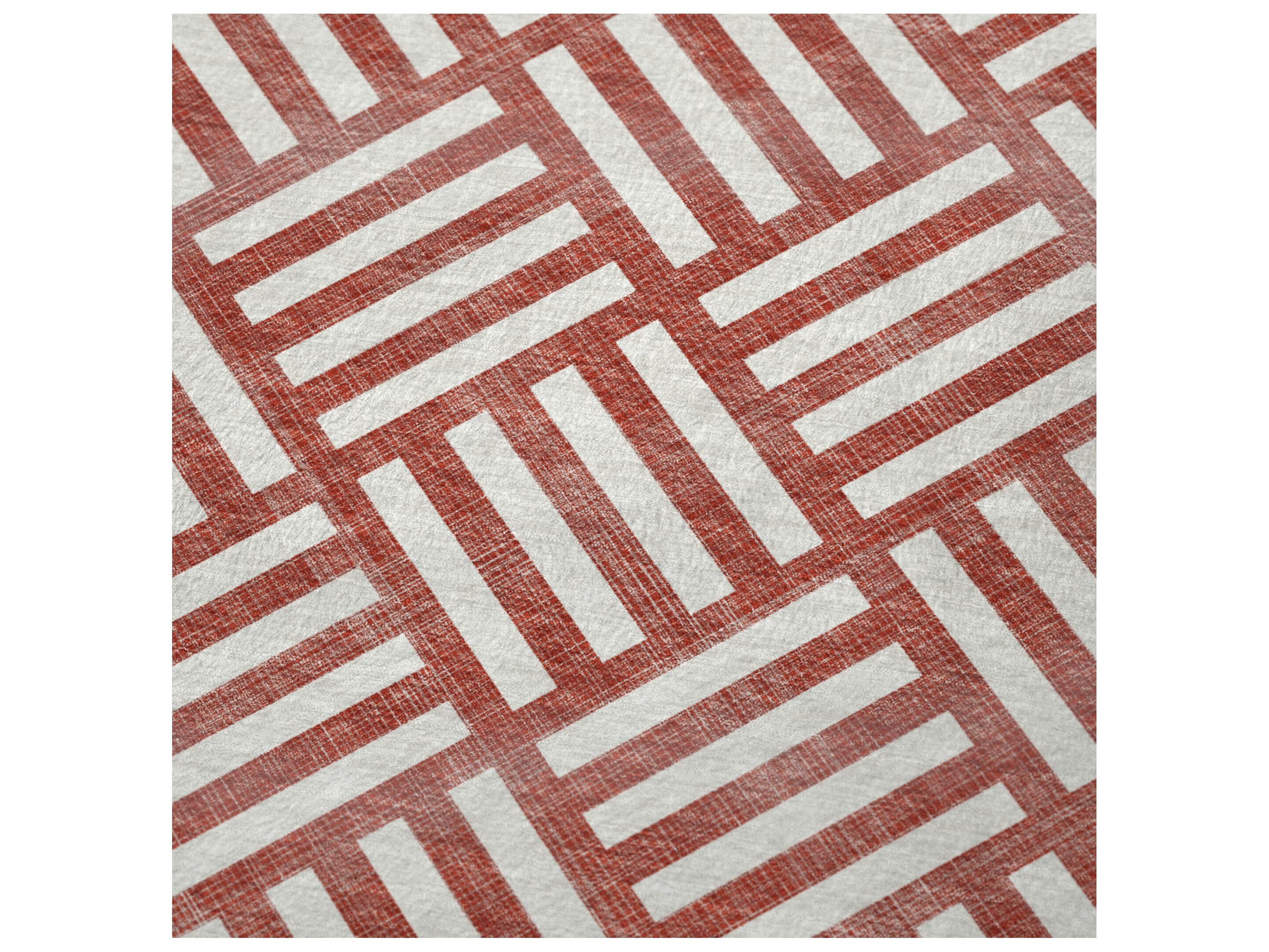 Dalyn Sherpa Red Polyester Throw