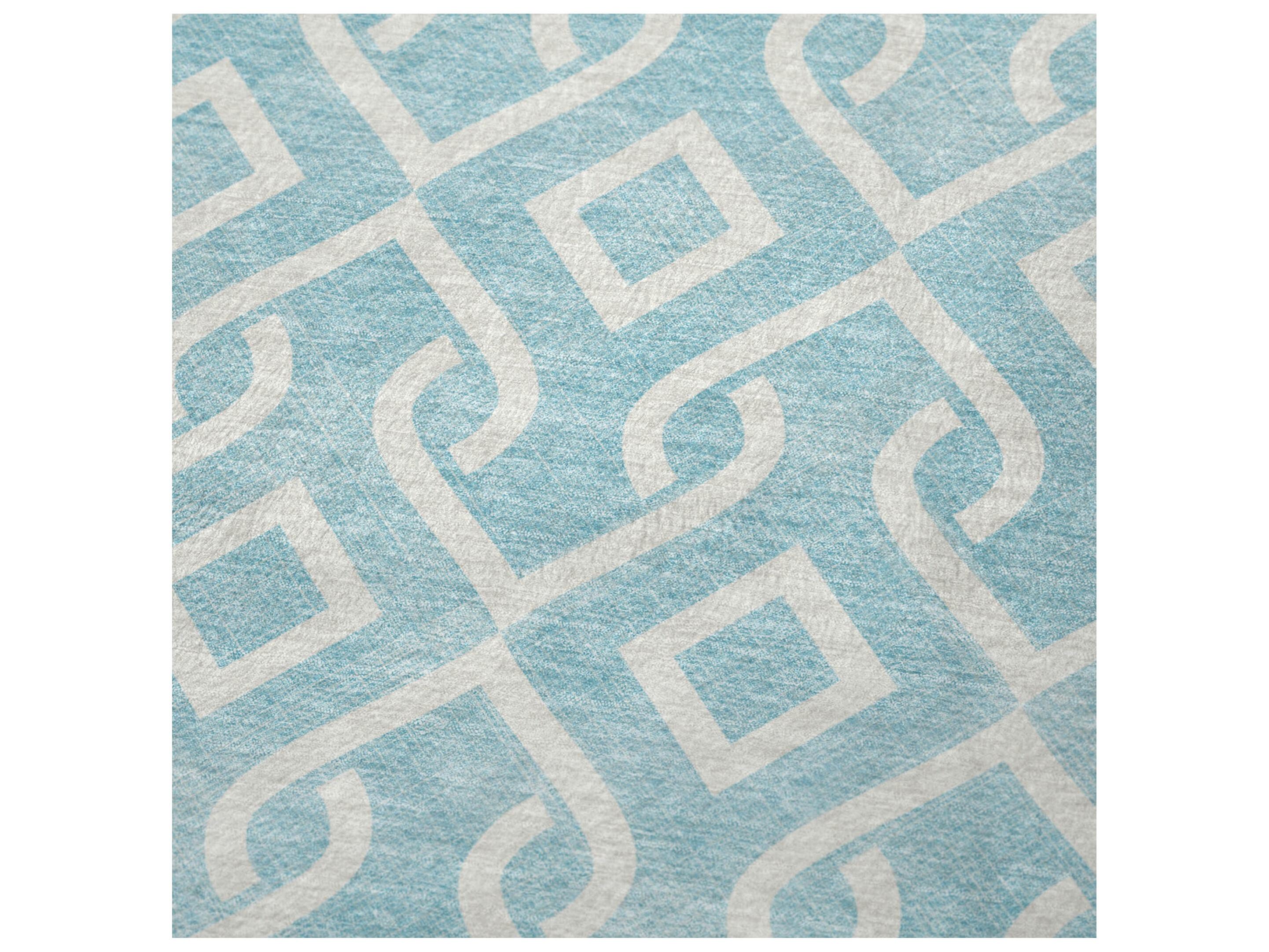 Dalyn Sherpa Teal Polyester Throw