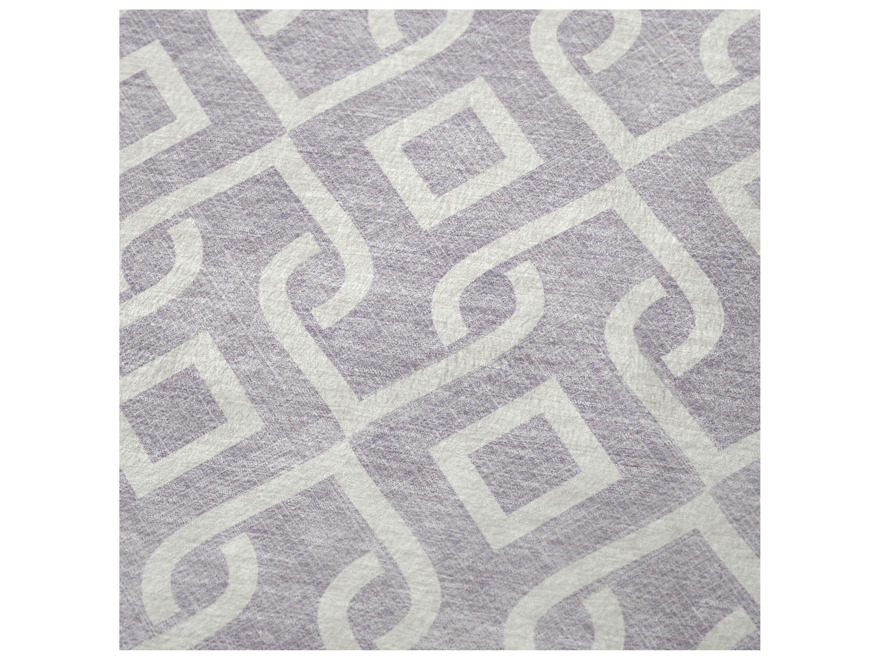Dalyn Sherpa Purple Polyester Throw