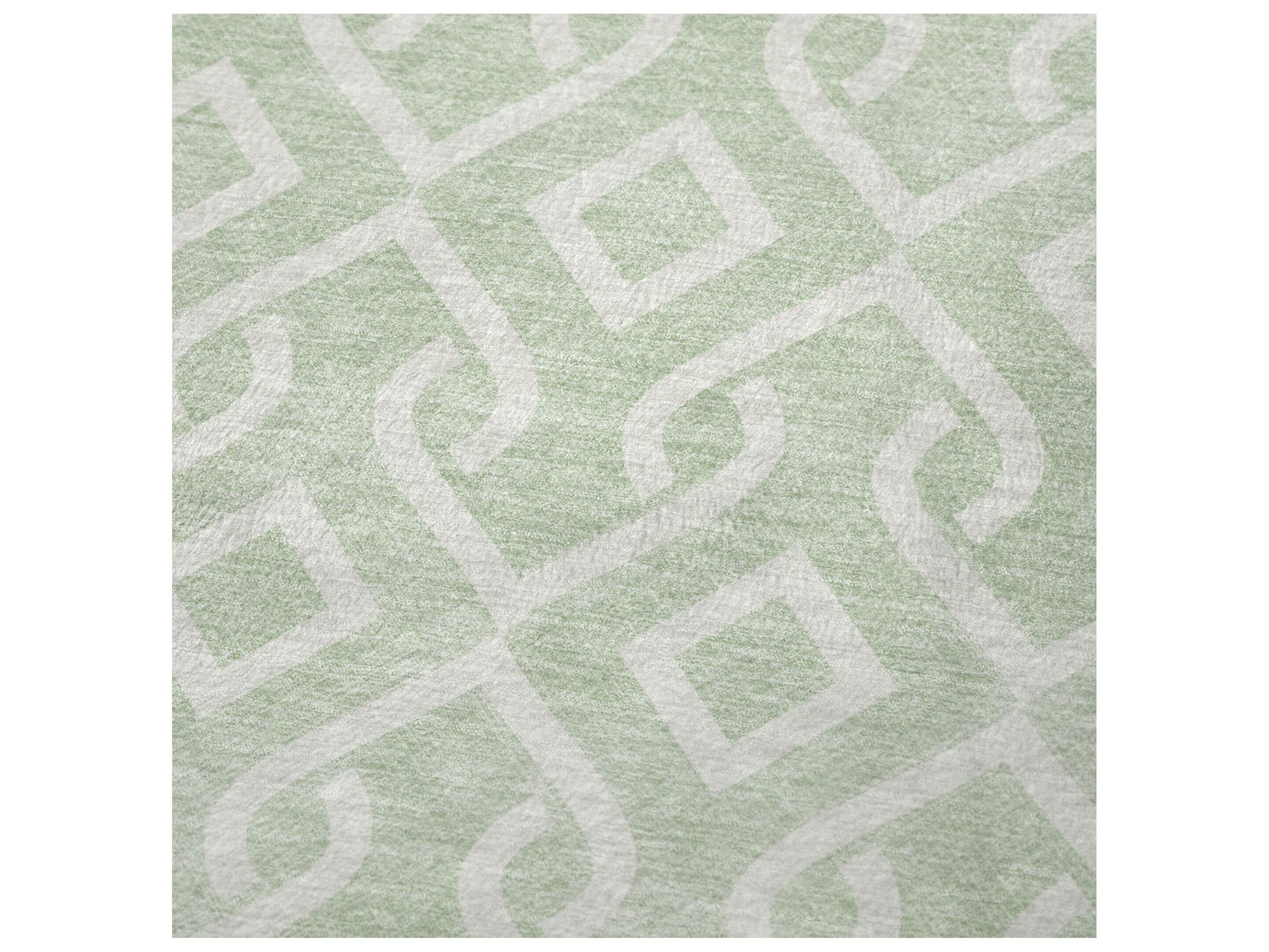 Dalyn Sherpa Green Polyester Throw