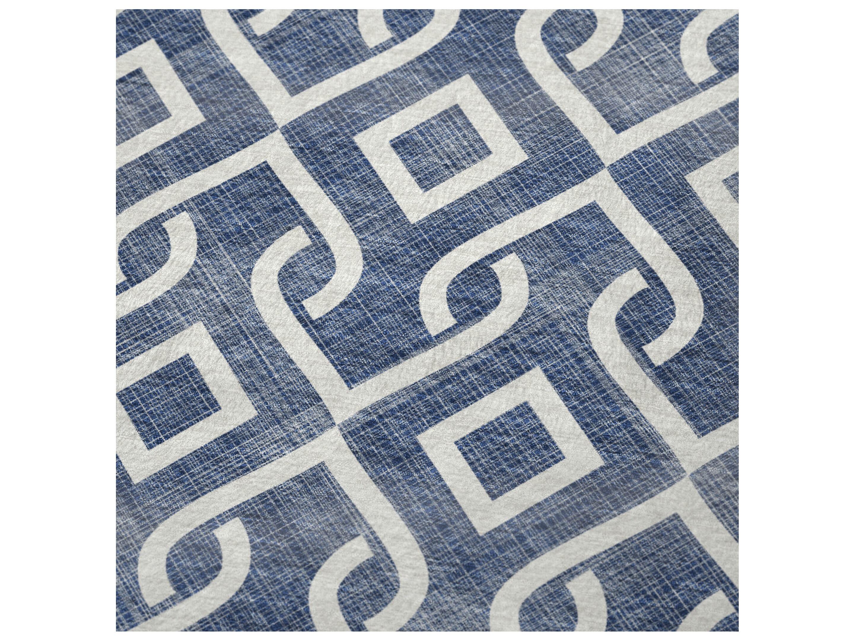 Dalyn Sherpa Blue Polyester Throw