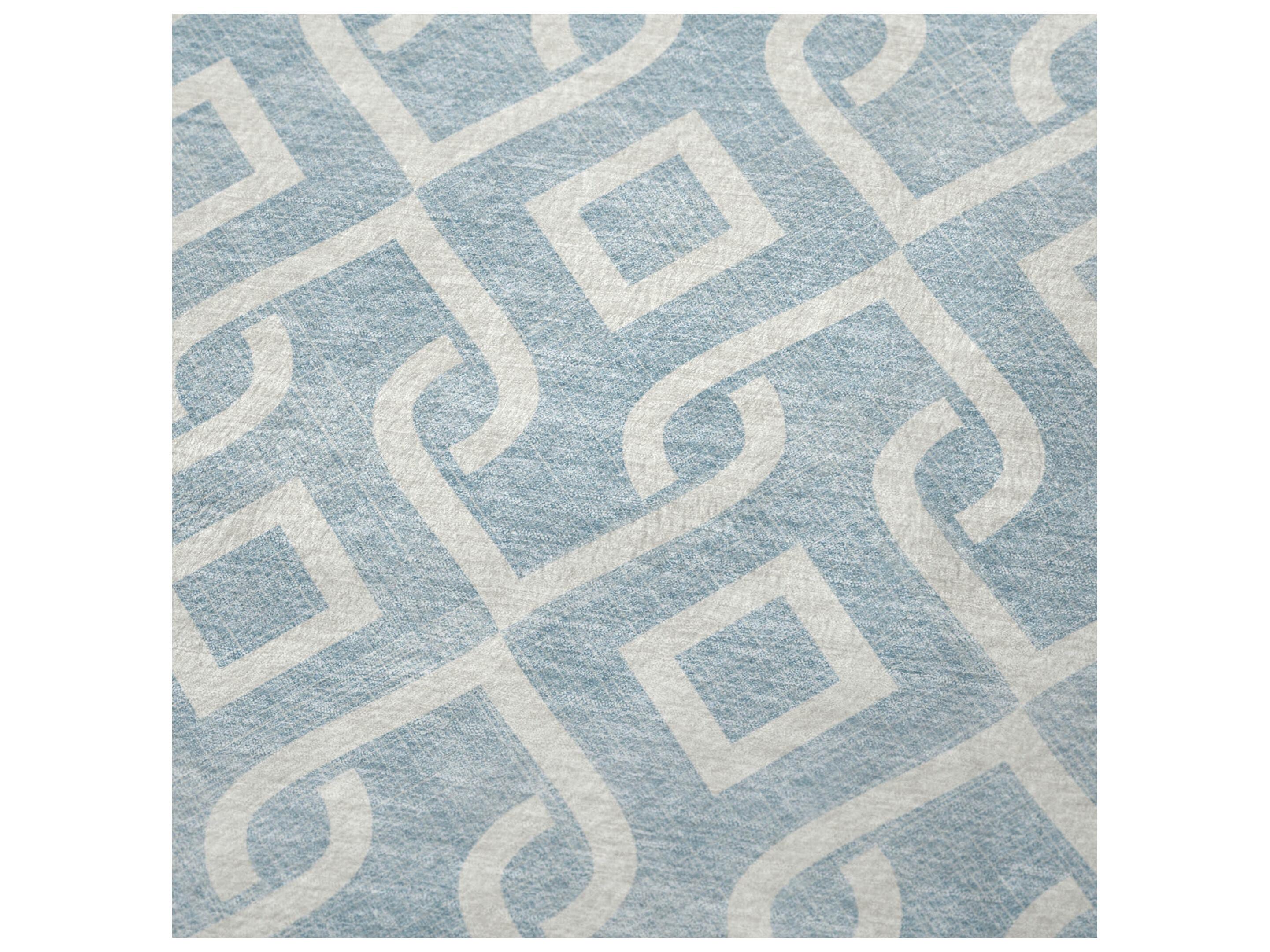 Dalyn Sherpa Blue Polyester Throw