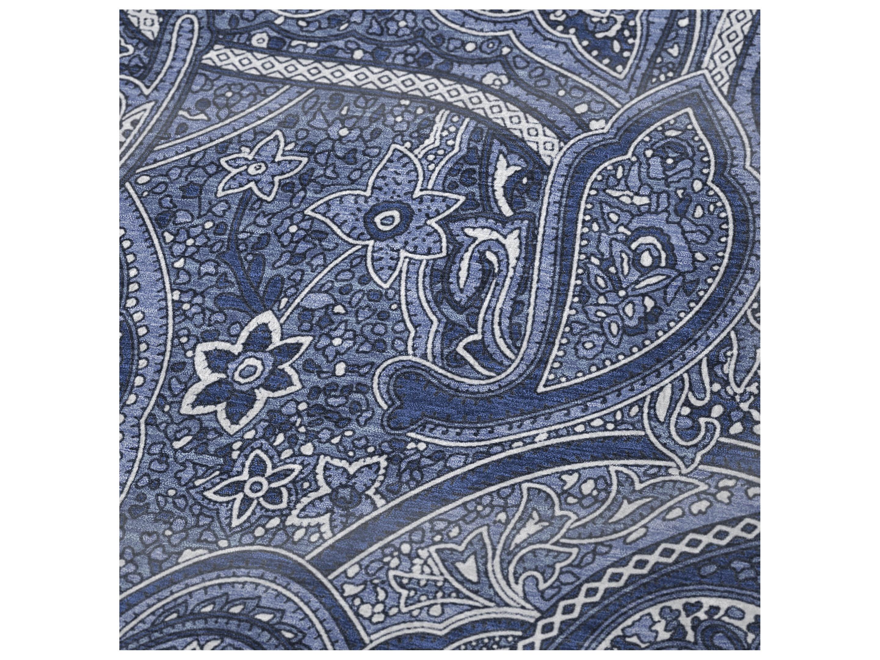 Dalyn Sherpa Blue Polyester Throw