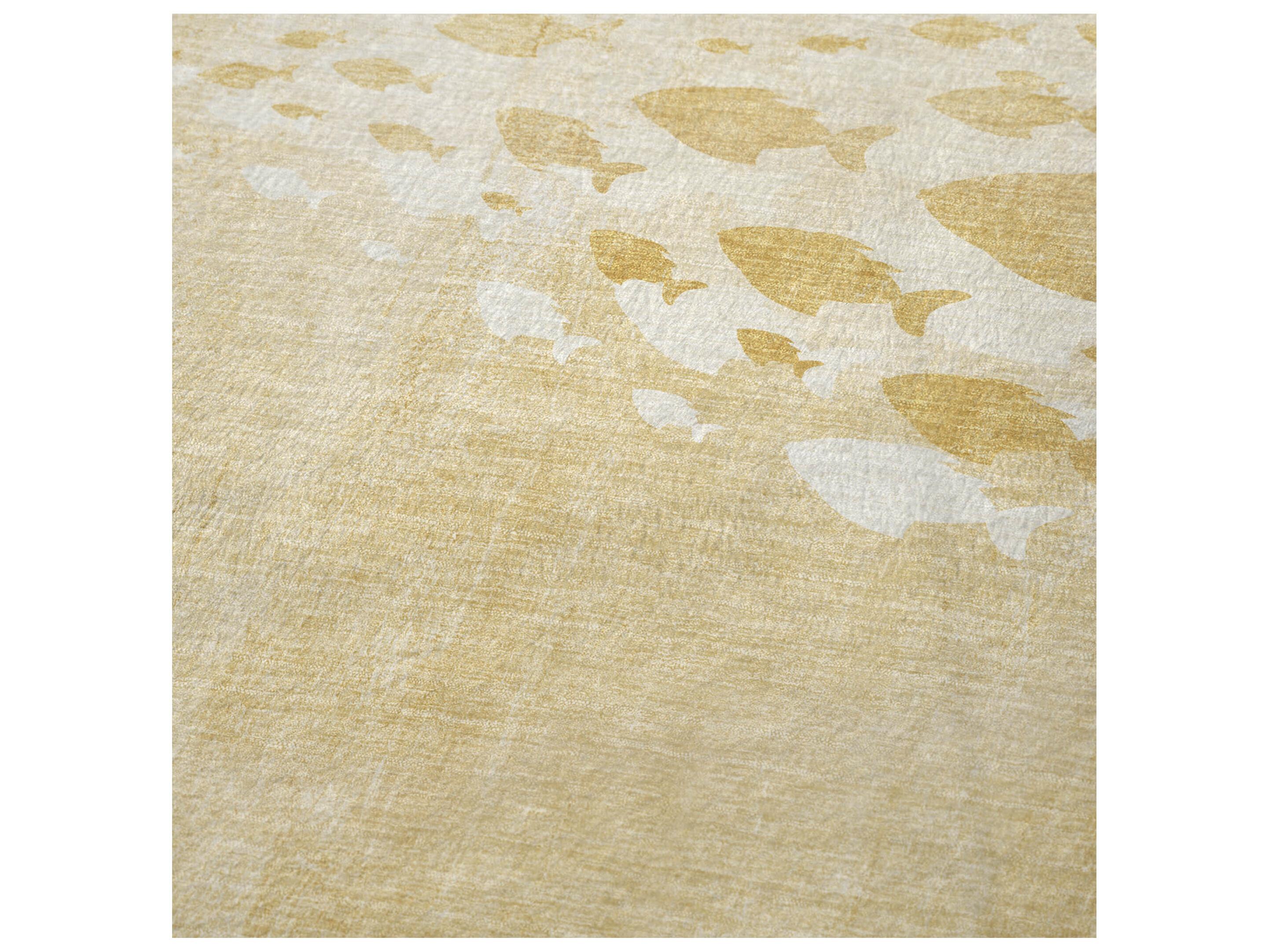 Dalyn Sherpa Gold Polyester Throw