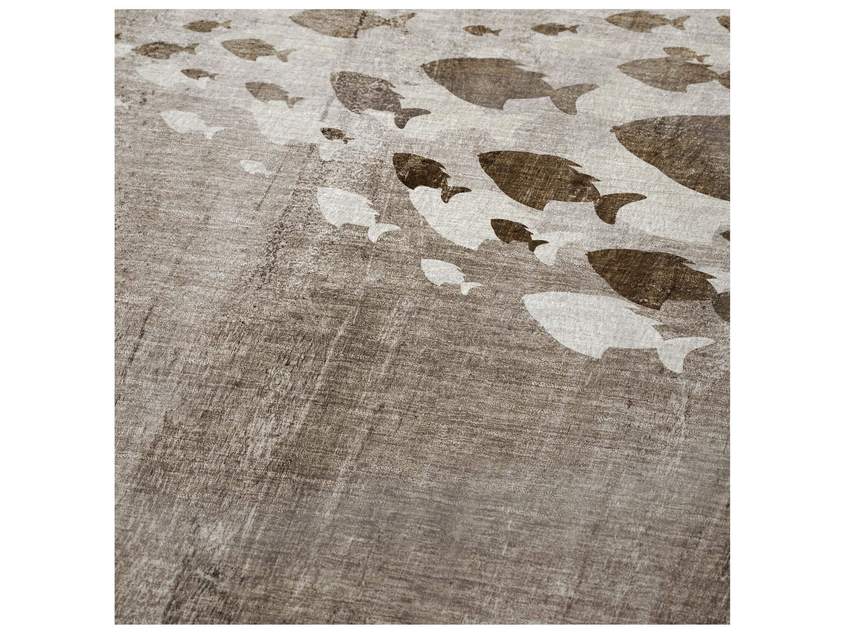 Dalyn Sherpa Brown Polyester Throw