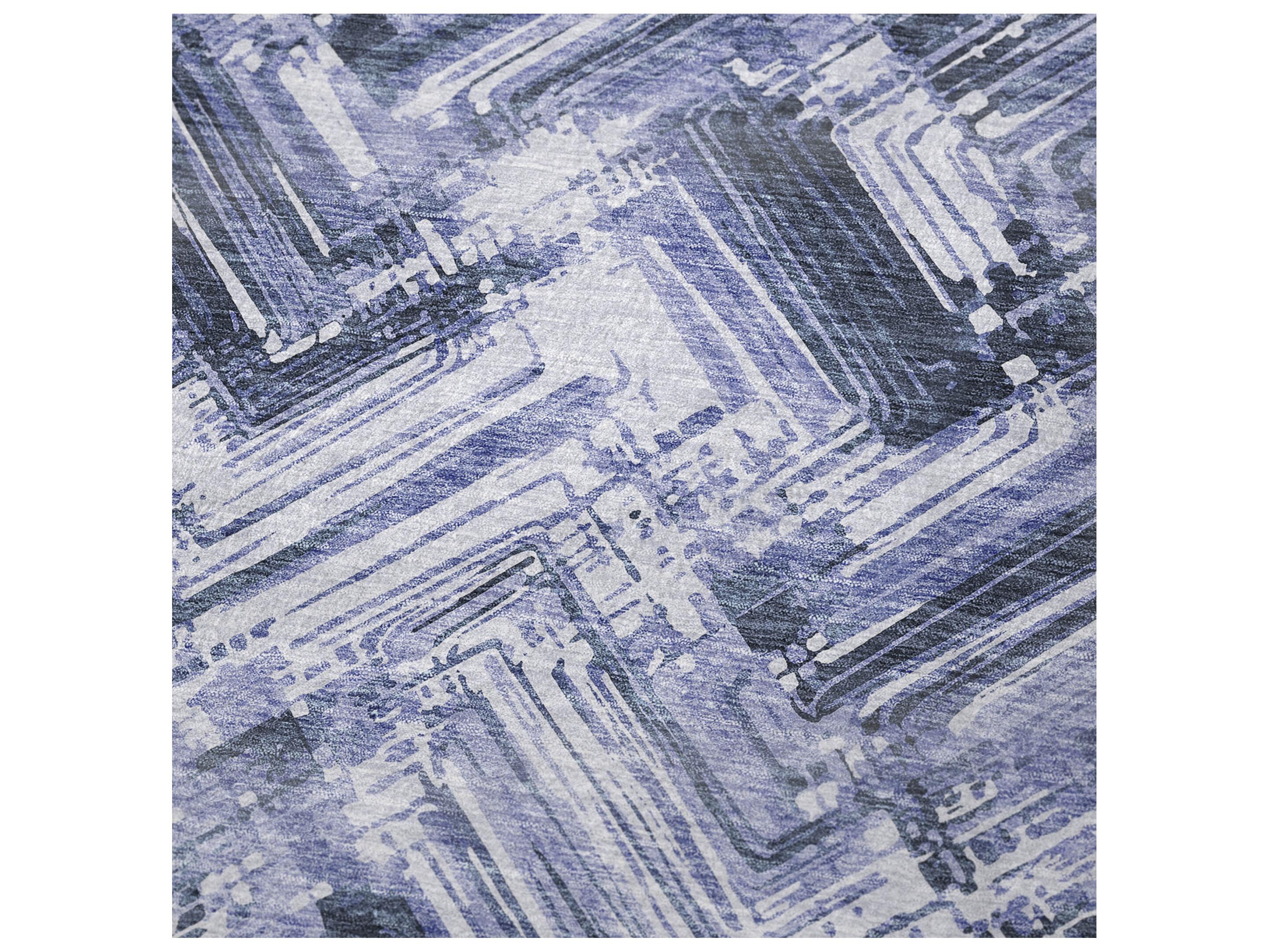 Dalyn Sherpa Blue Polyester Throw