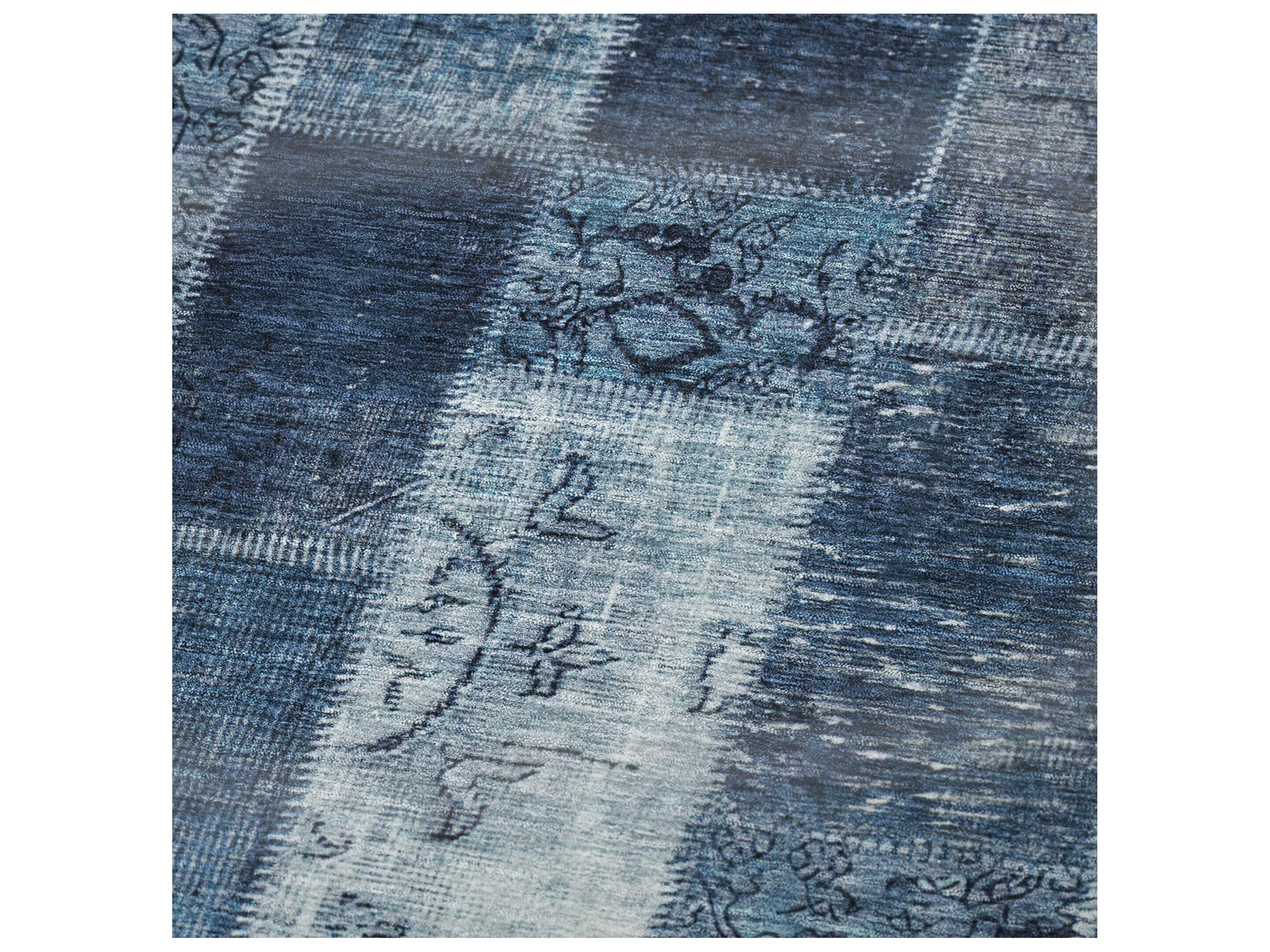 Dalyn Sherpa Blue Polyester Throw