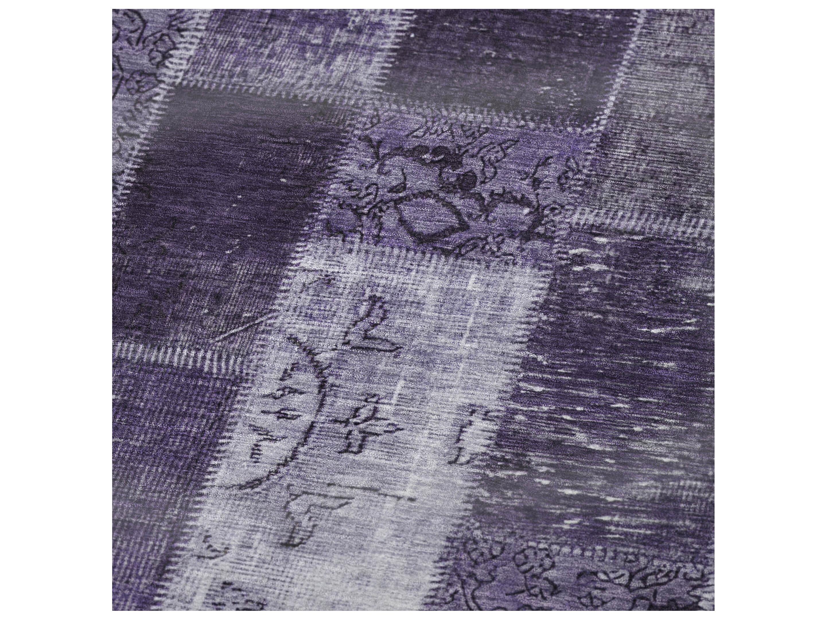 Dalyn Sherpa Purple Polyester Throw
