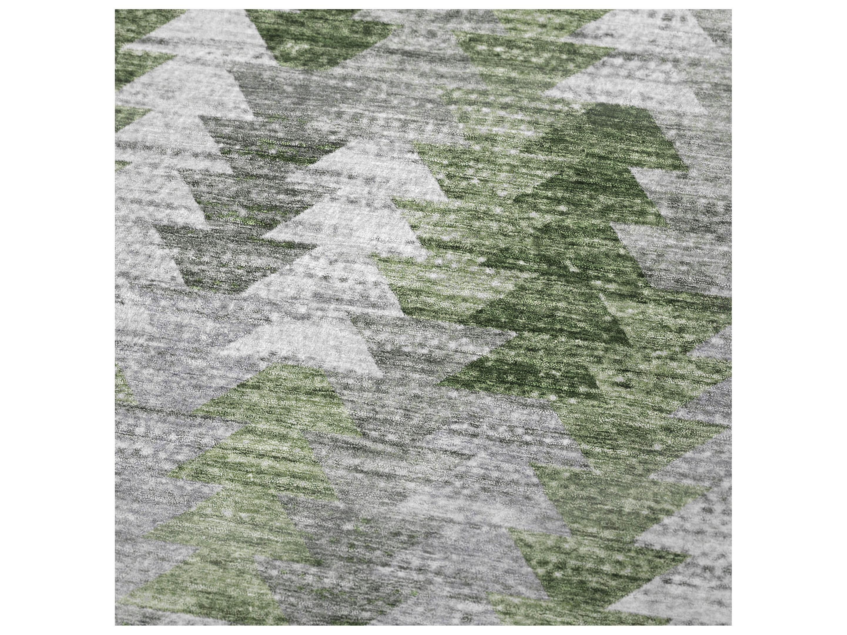 Dalyn Sherpa Green Polyester Throw