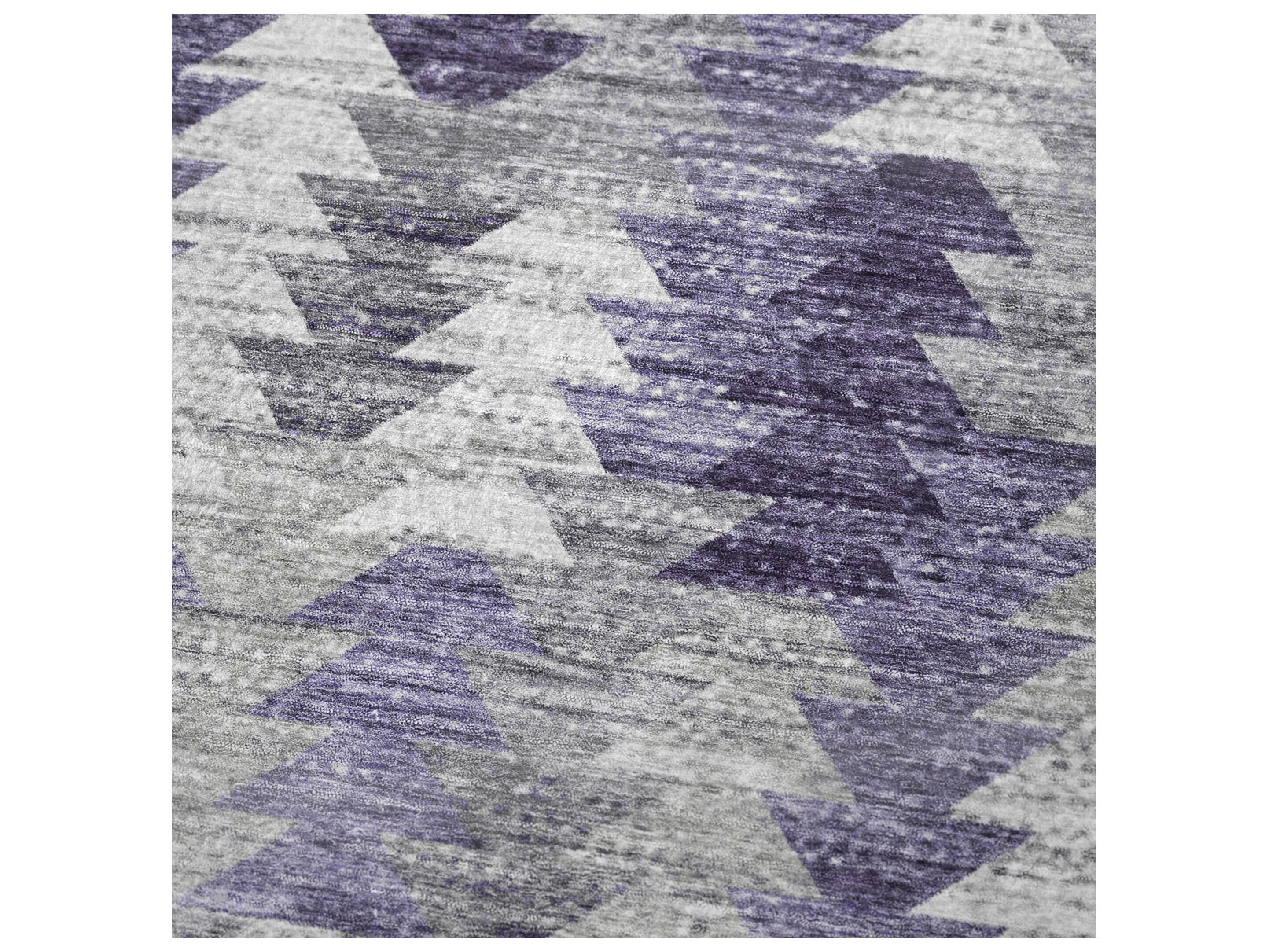 Dalyn Sherpa Purple Polyester Throw