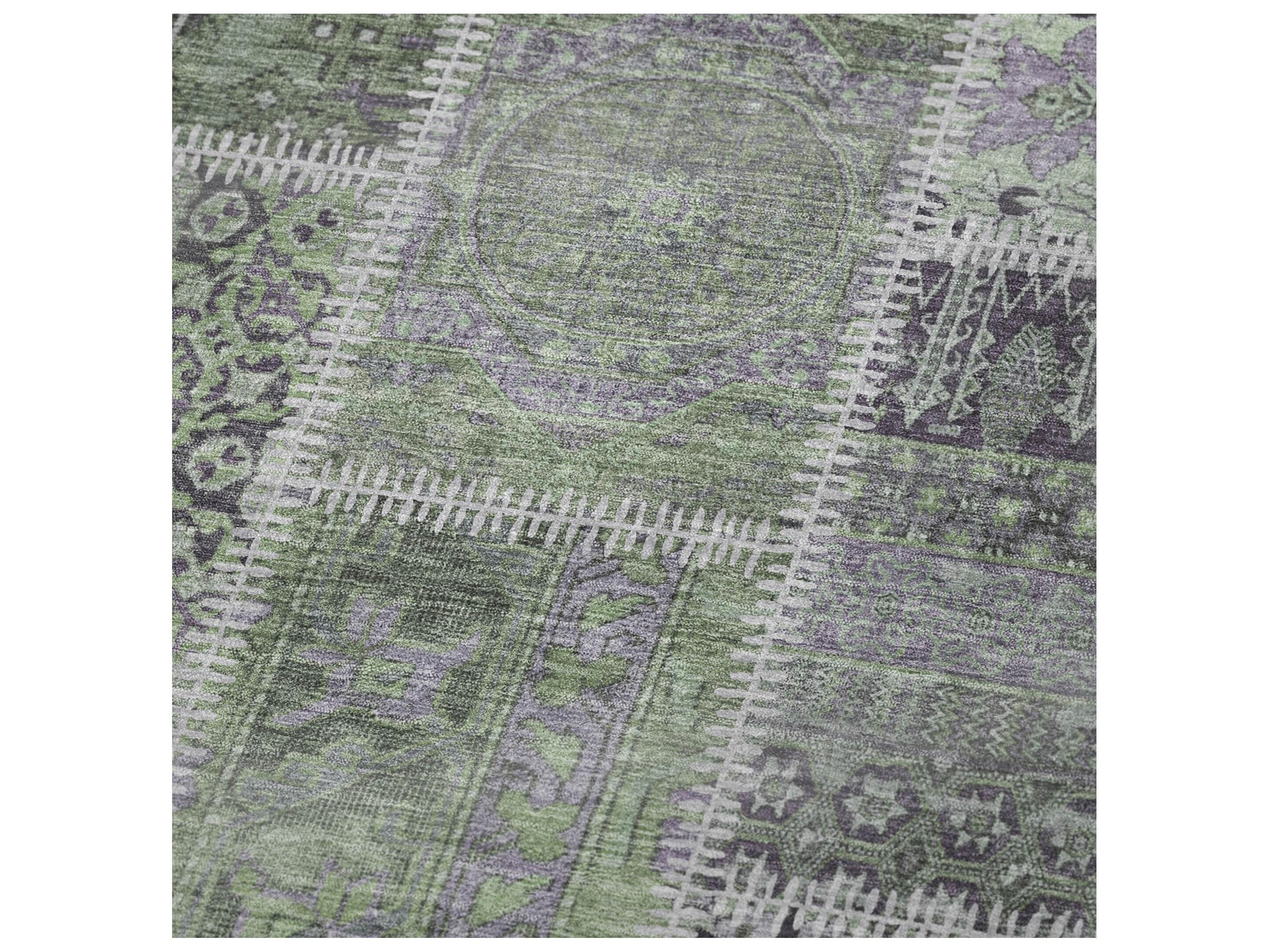 Dalyn Sherpa Green Polyester Throw