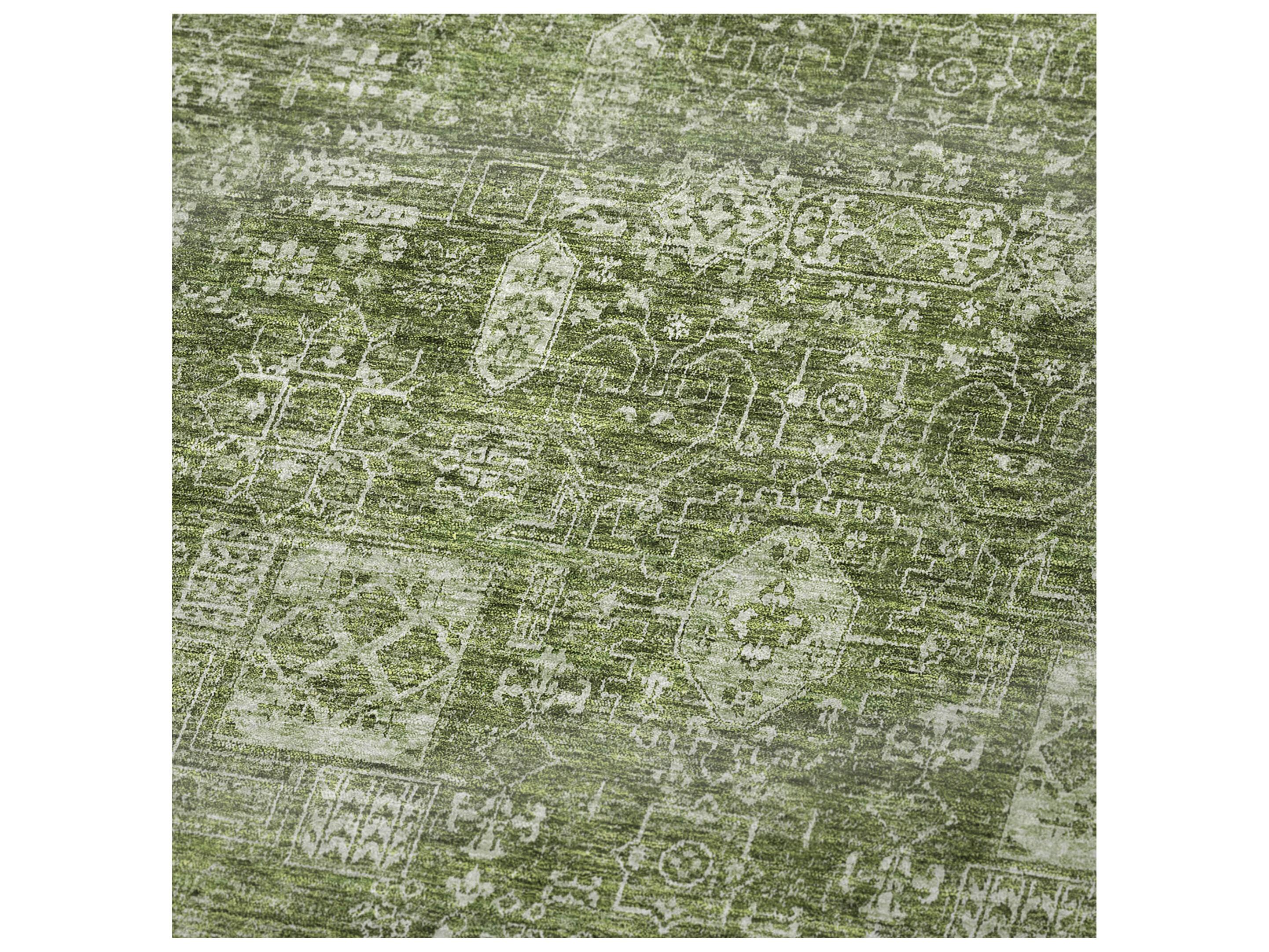 Dalyn Sherpa Green Polyester Throw
