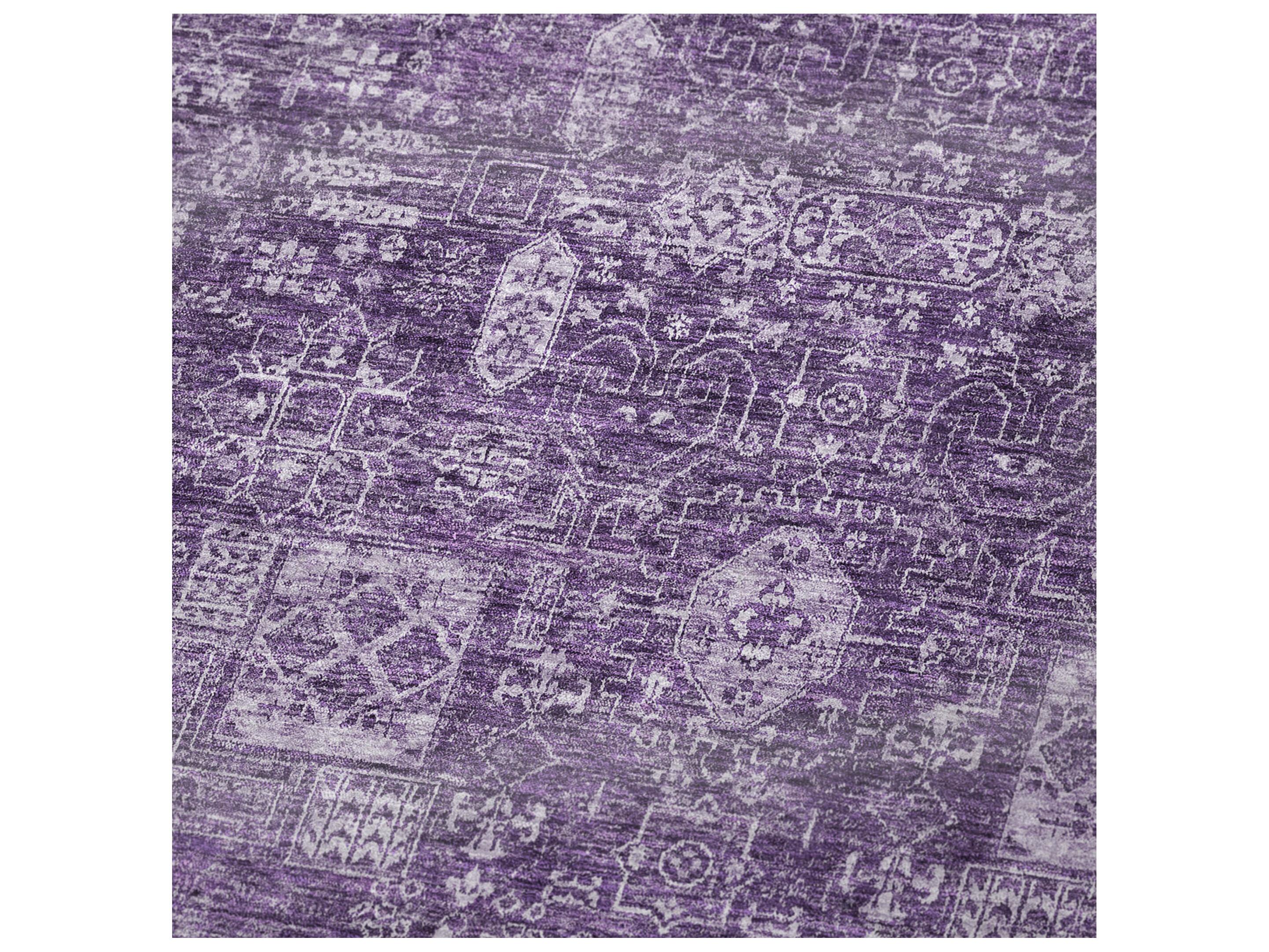 Dalyn Sherpa Purple Polyester Throw