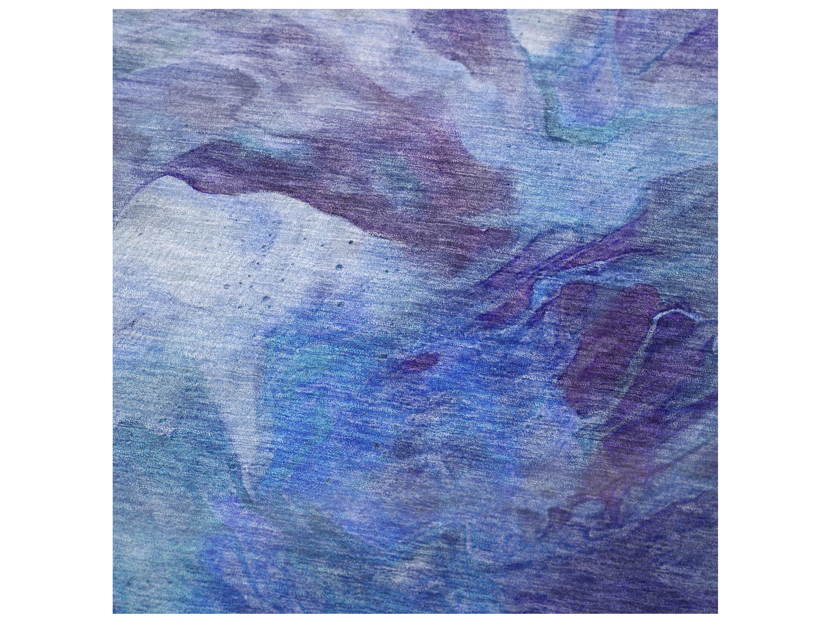 Dalyn Sherpa Blue Polyester Throw