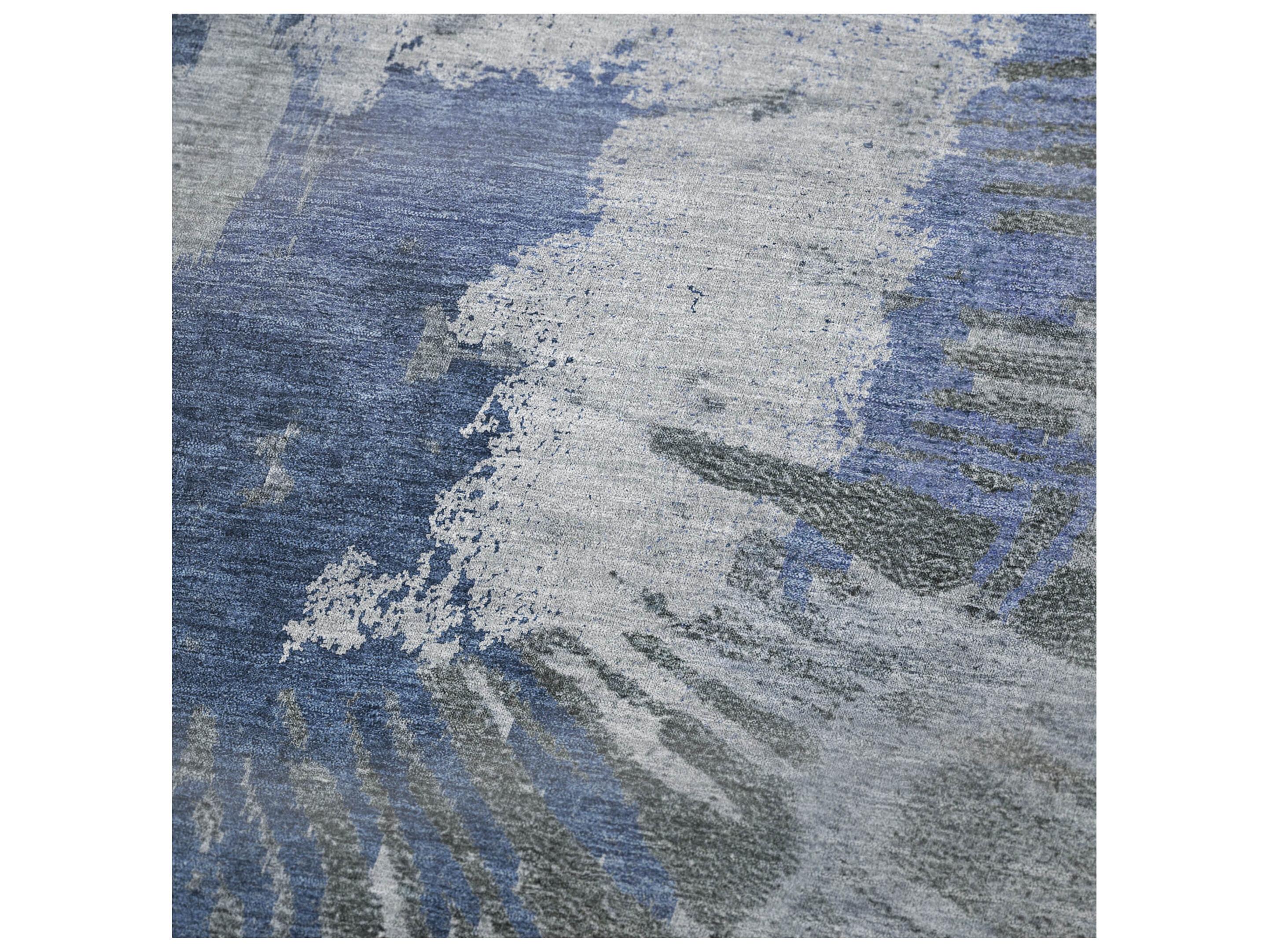 Dalyn Sherpa Blue Polyester Throw