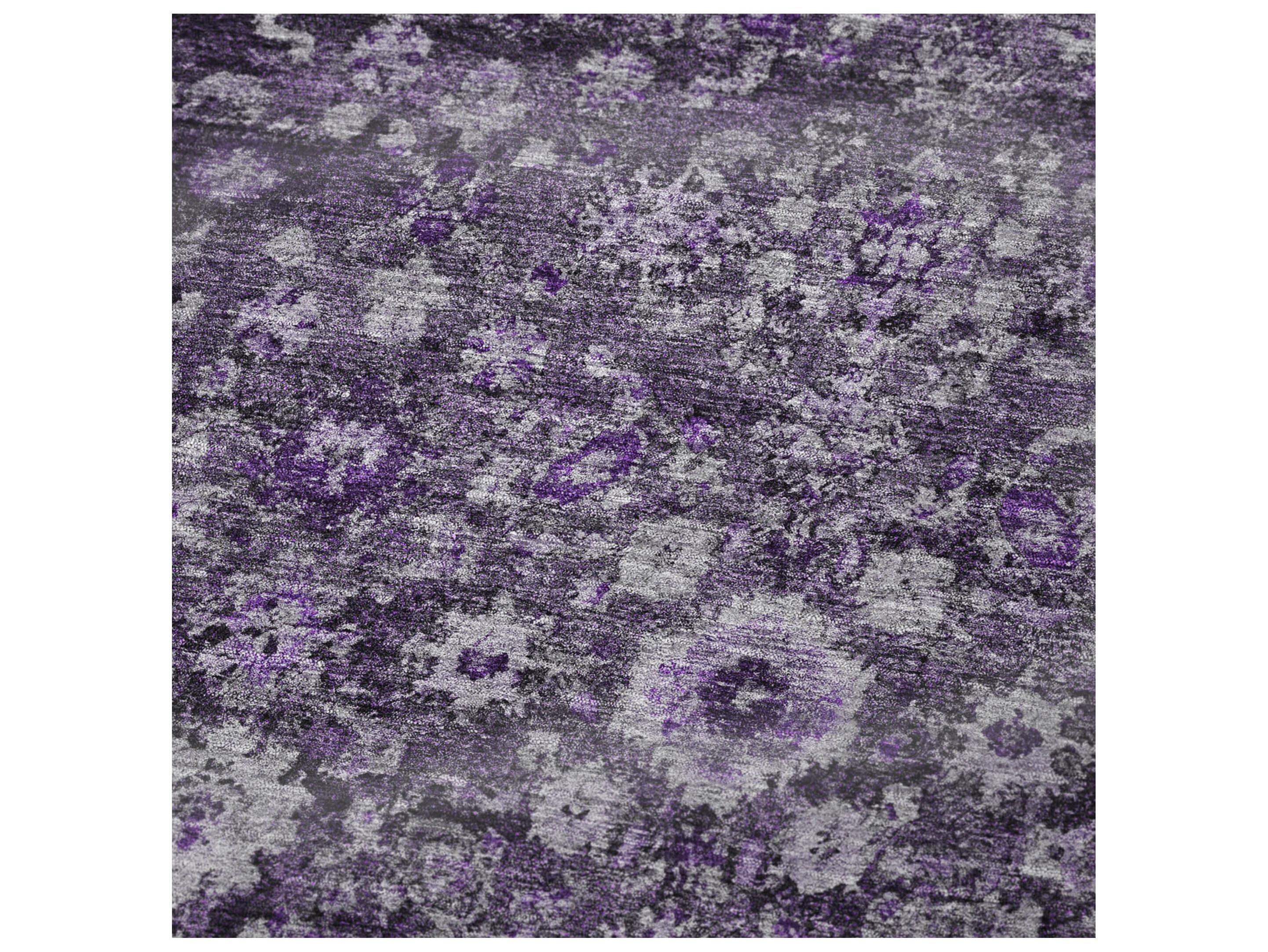 Dalyn Sherpa Purple Polyester Throw