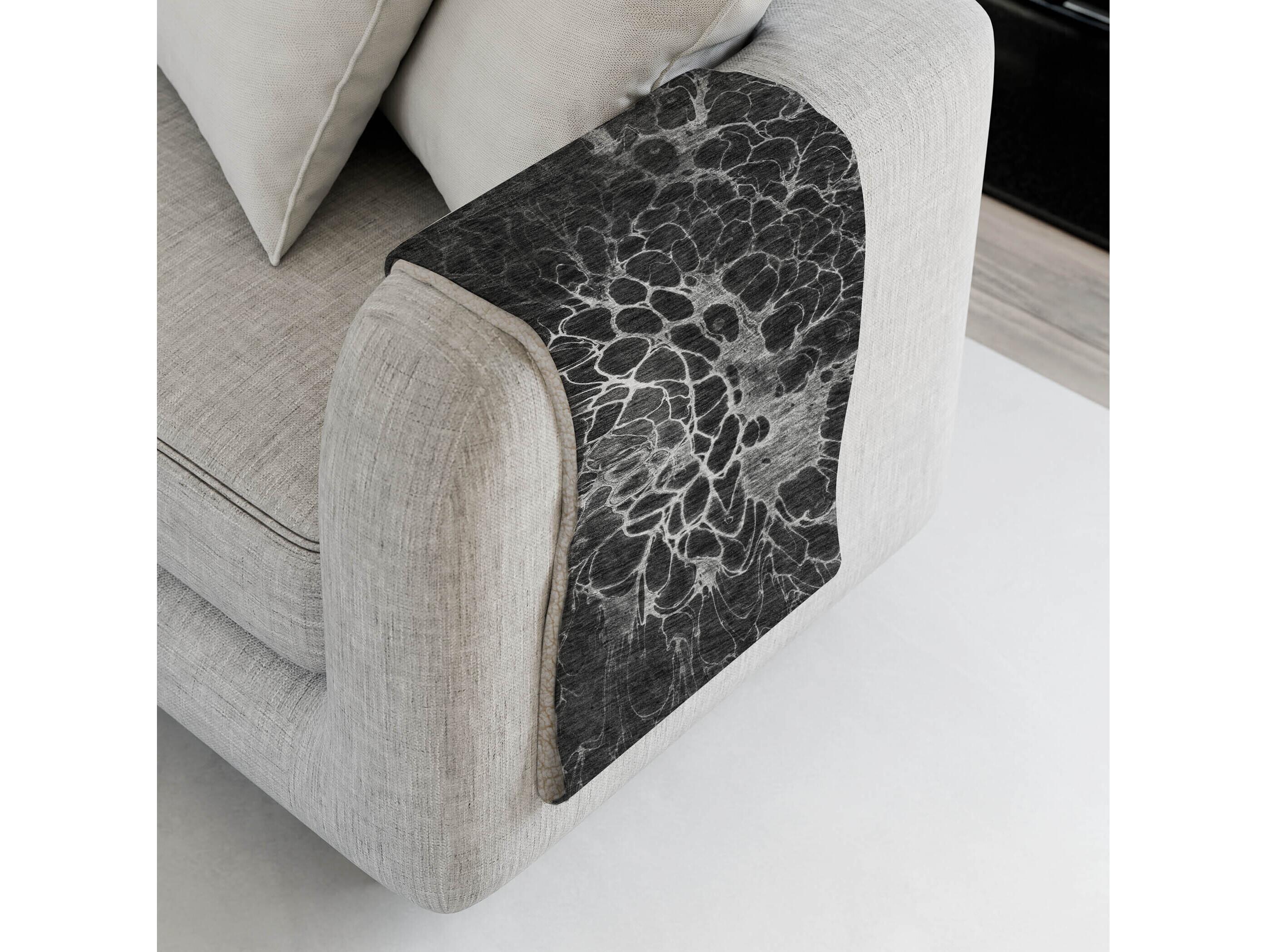 Dalyn Sherpa Gray Polyester Throw