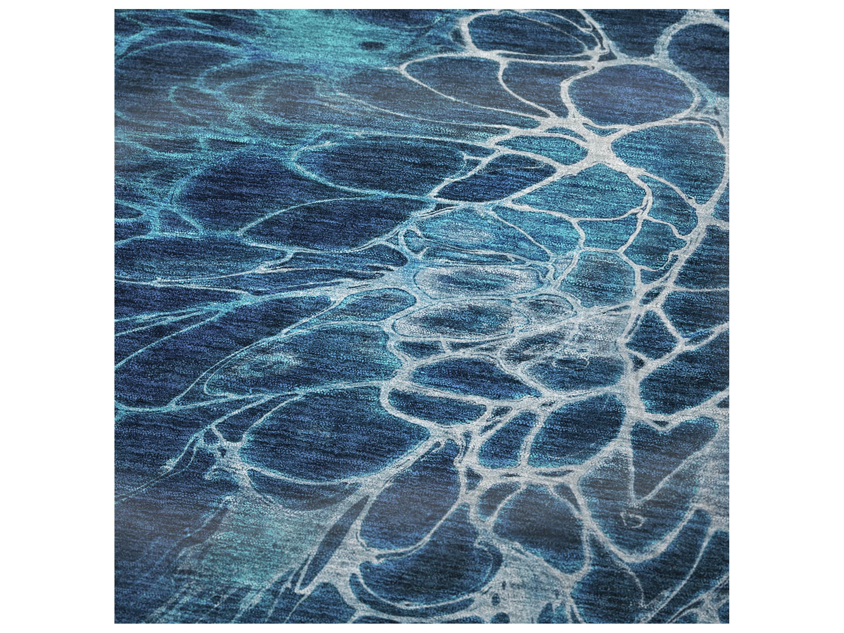 Dalyn Sherpa Blue Polyester Throw