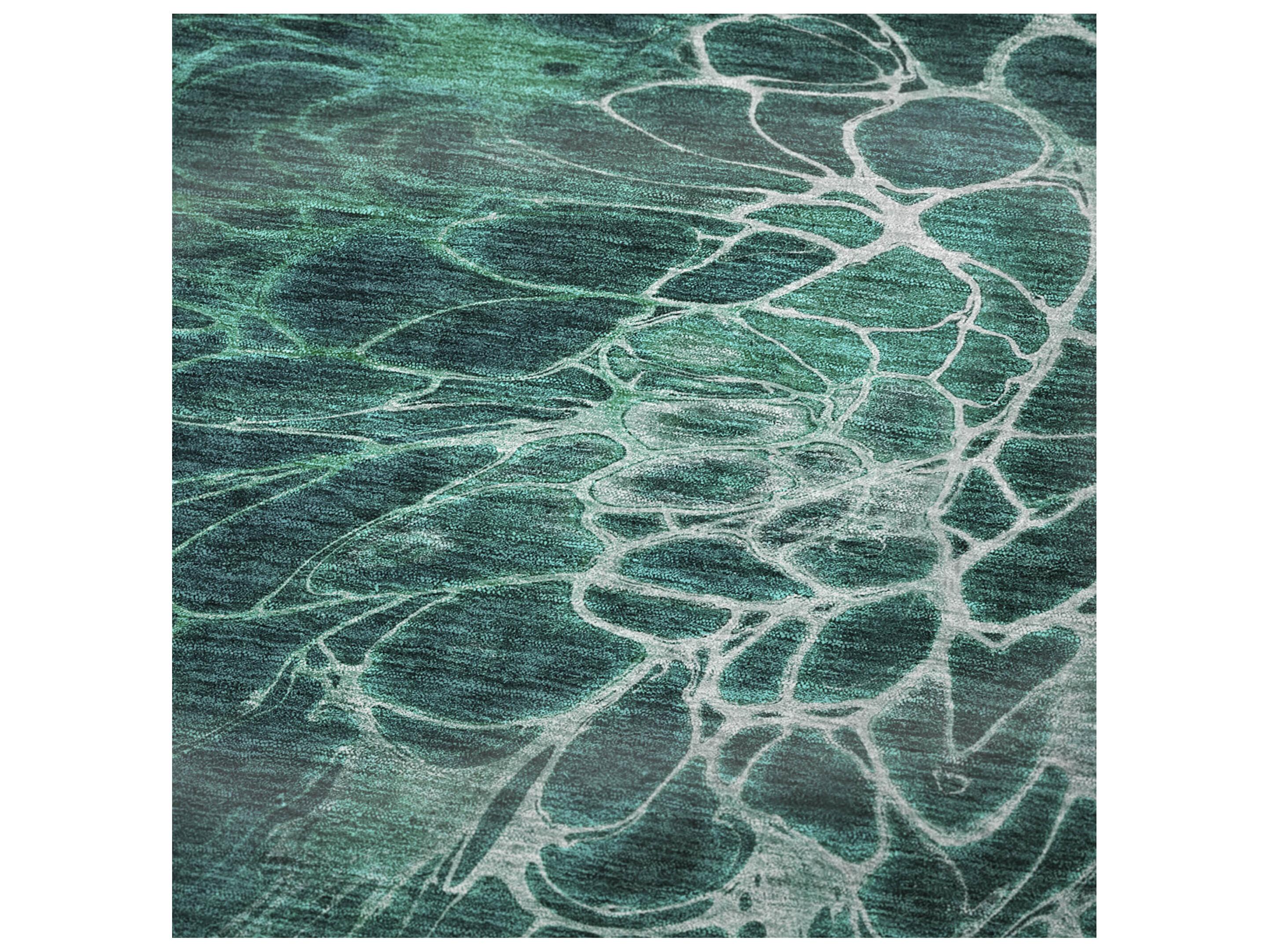 Dalyn Sherpa Teal Polyester Throw