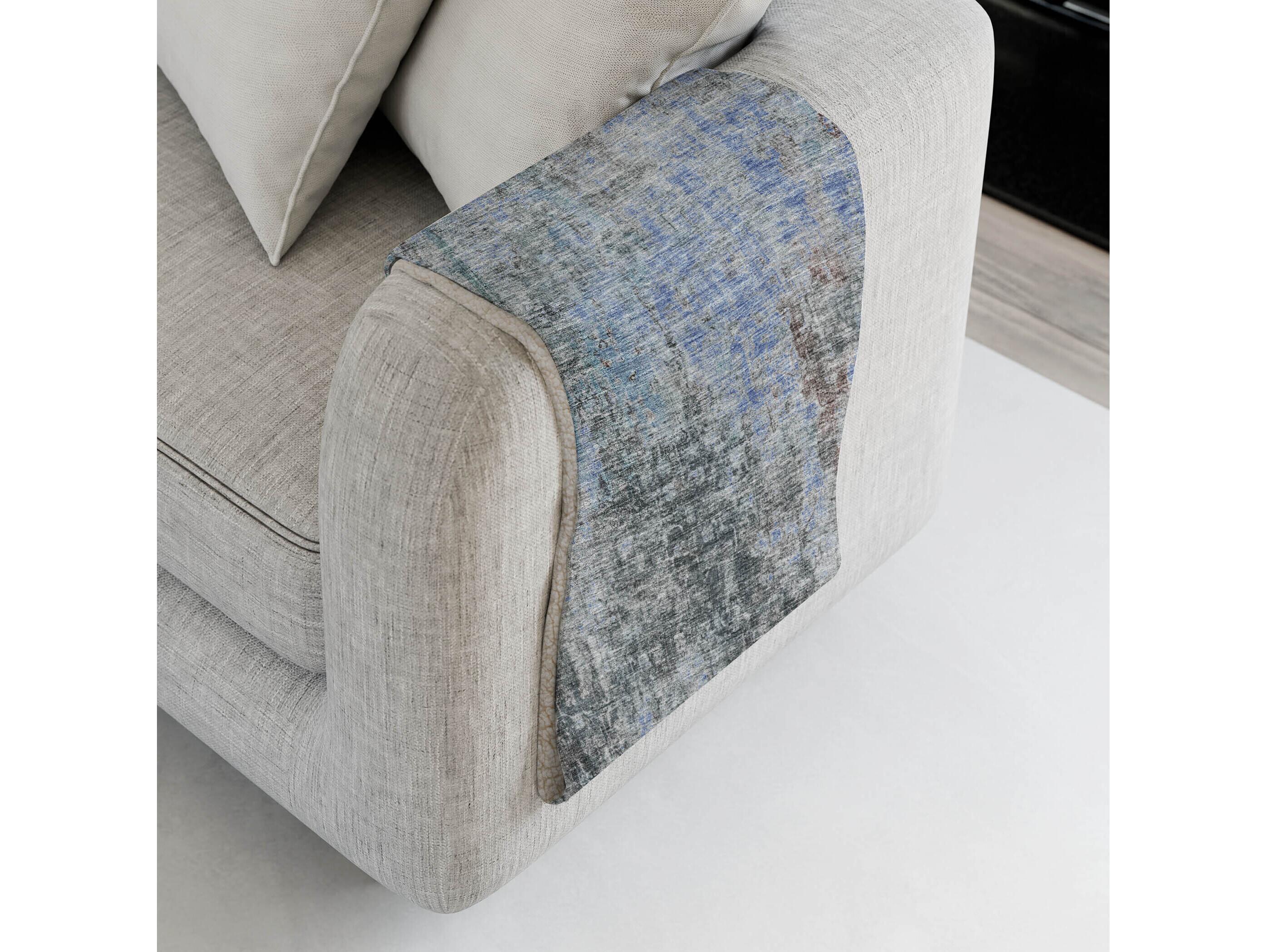 Dalyn Sherpa Gray Polyester Throw