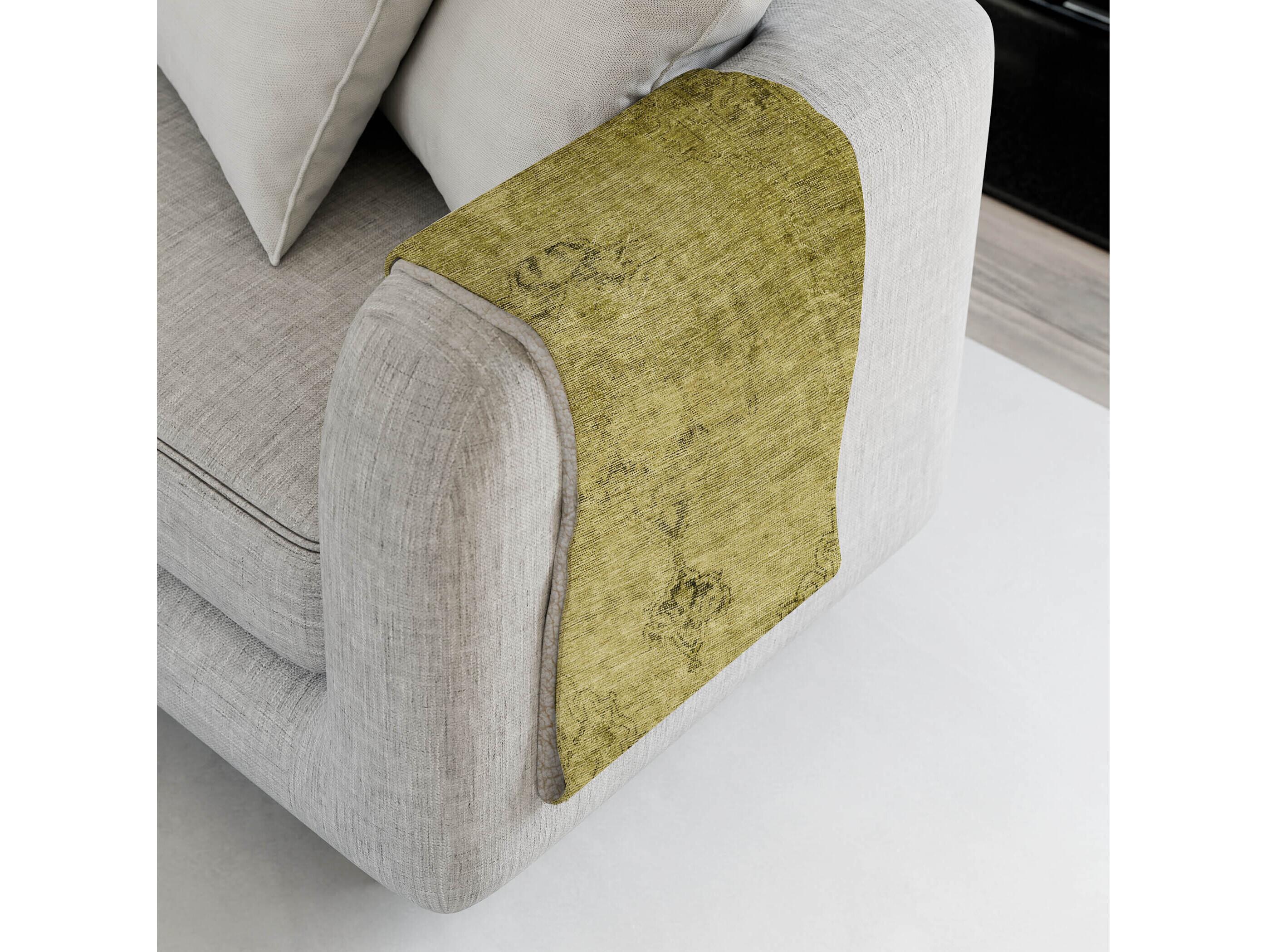 Dalyn Sherpa Gold Polyester Throw