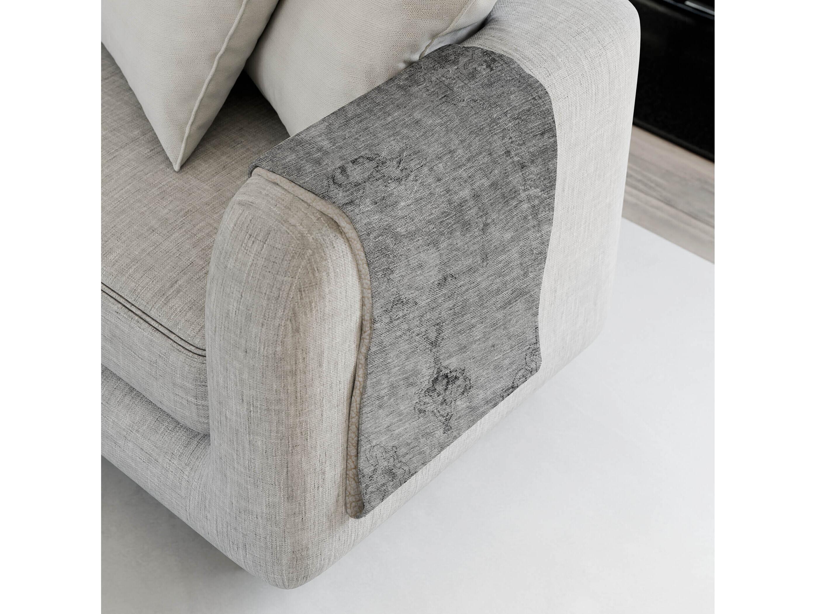 Dalyn Sherpa Gray Polyester Throw