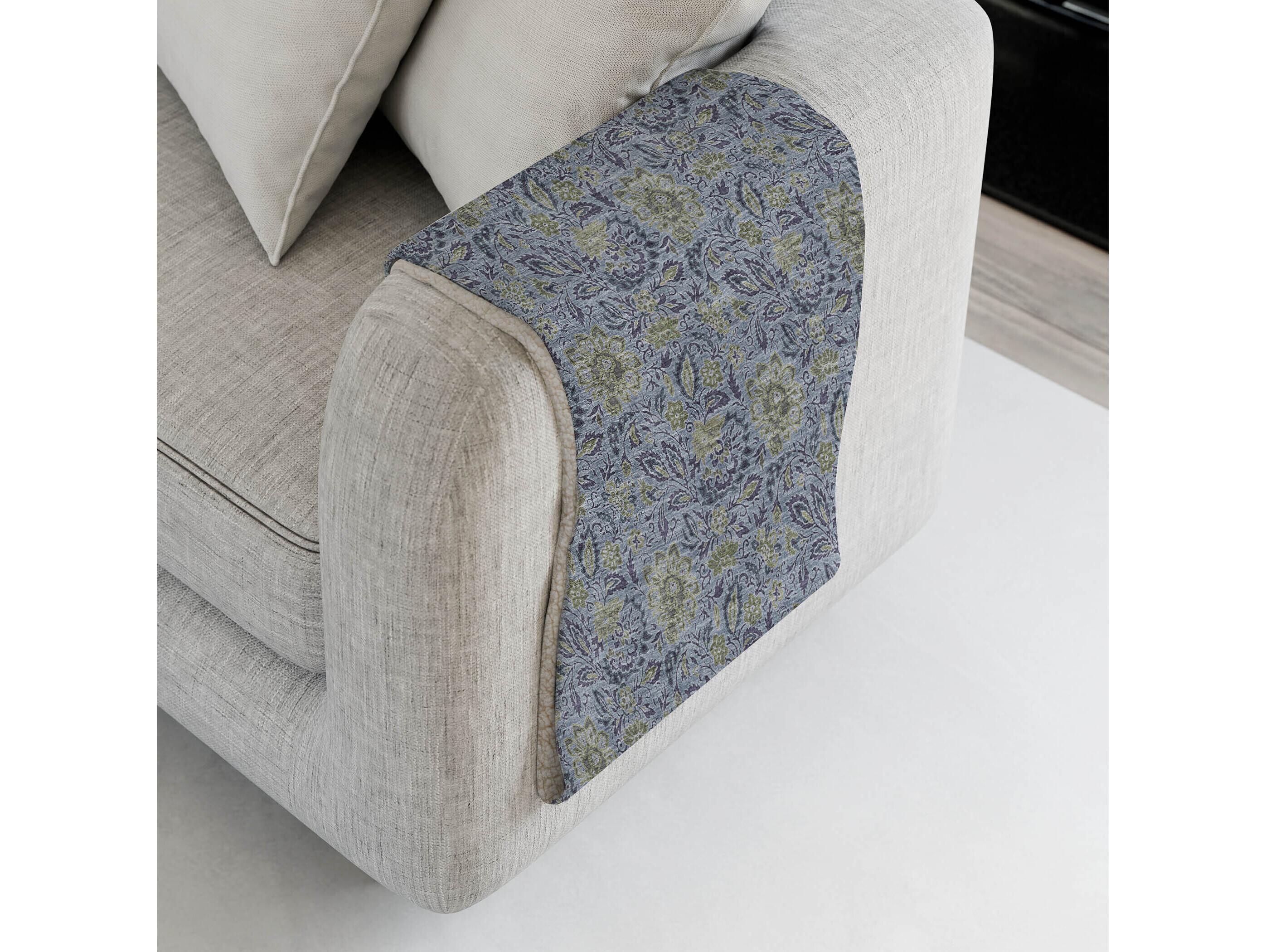 Dalyn Sherpa Blue Polyester Throw