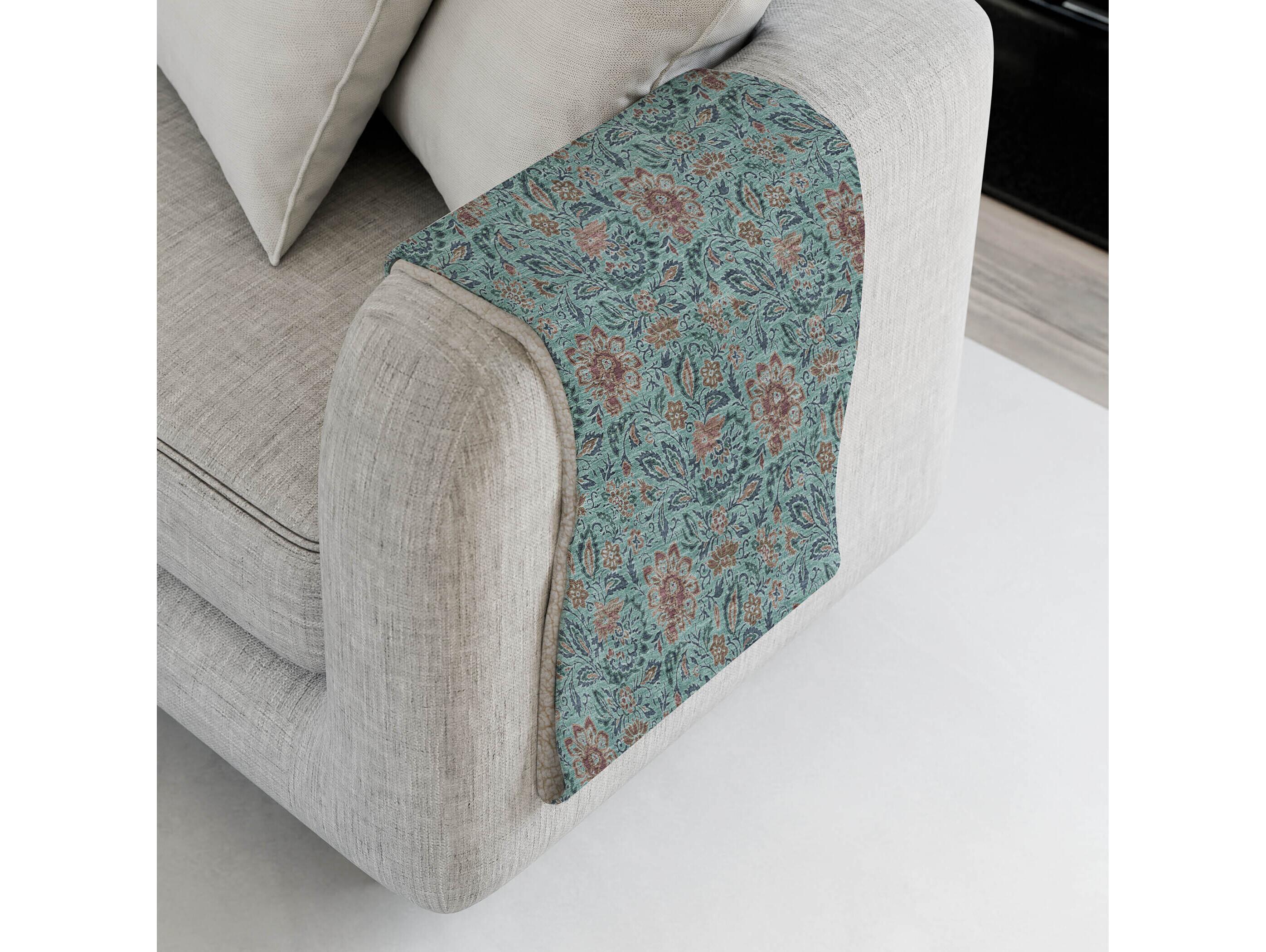 Dalyn Sherpa Teal Polyester Throw