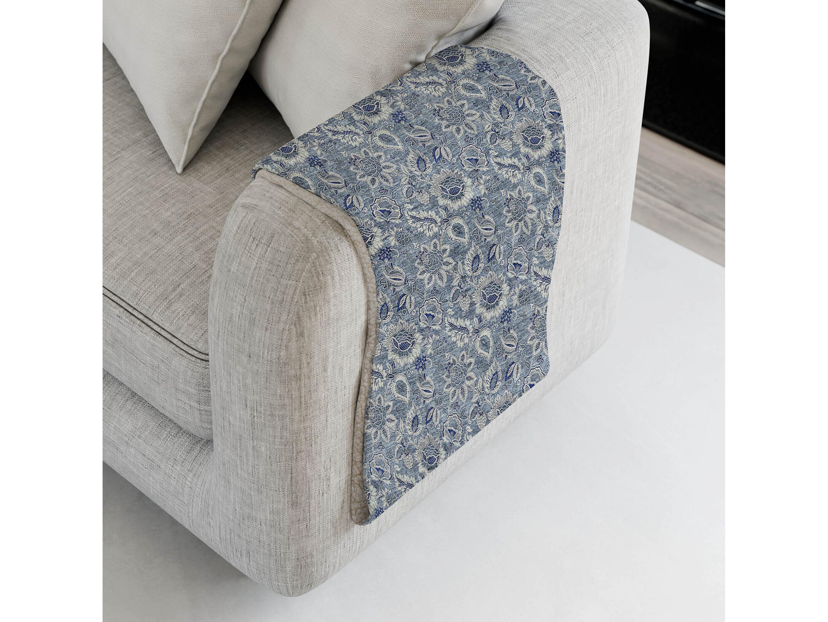 Dalyn Sherpa Blue Polyester Throw