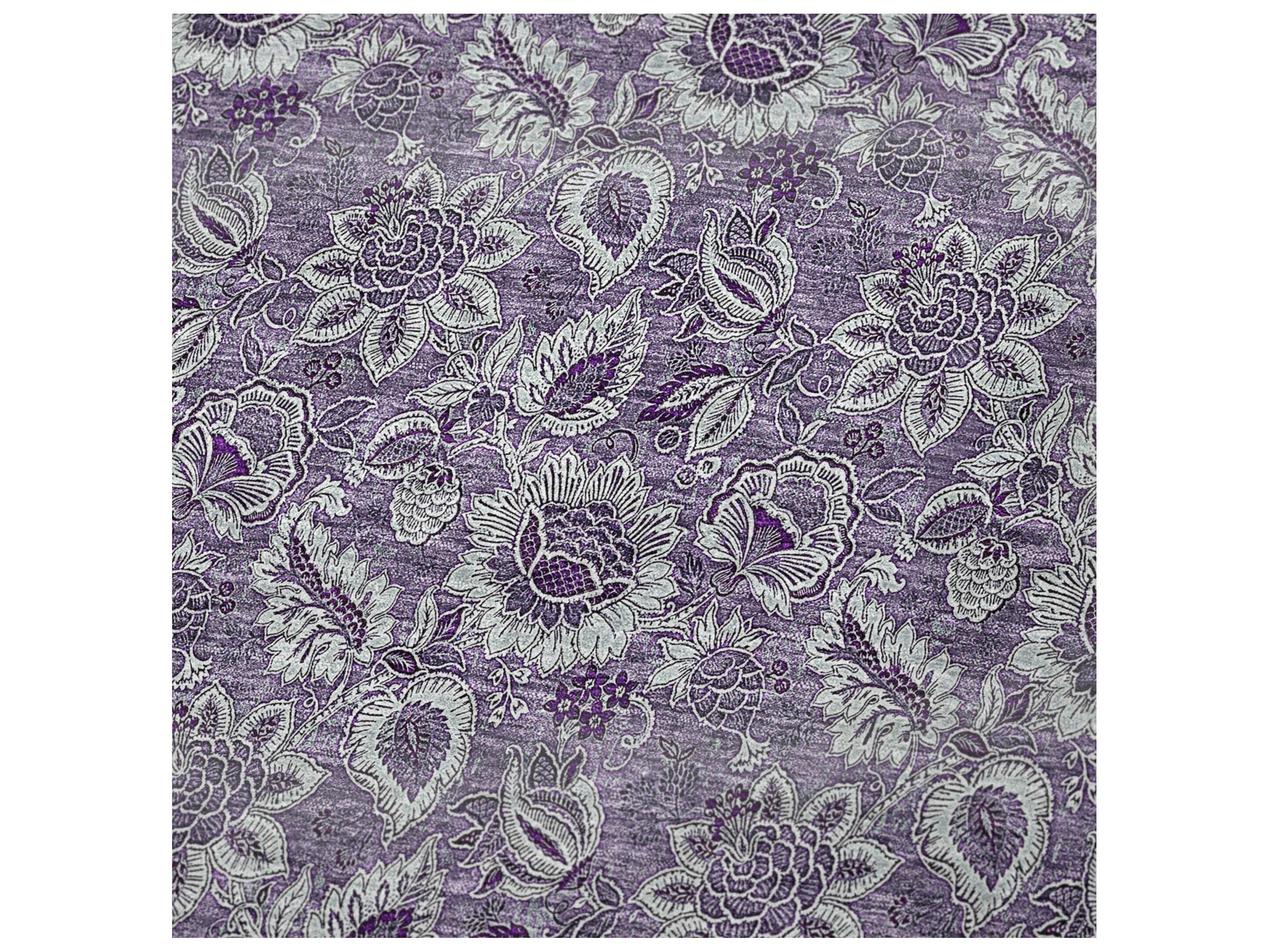 Dalyn Sherpa Purple Polyester Throw
