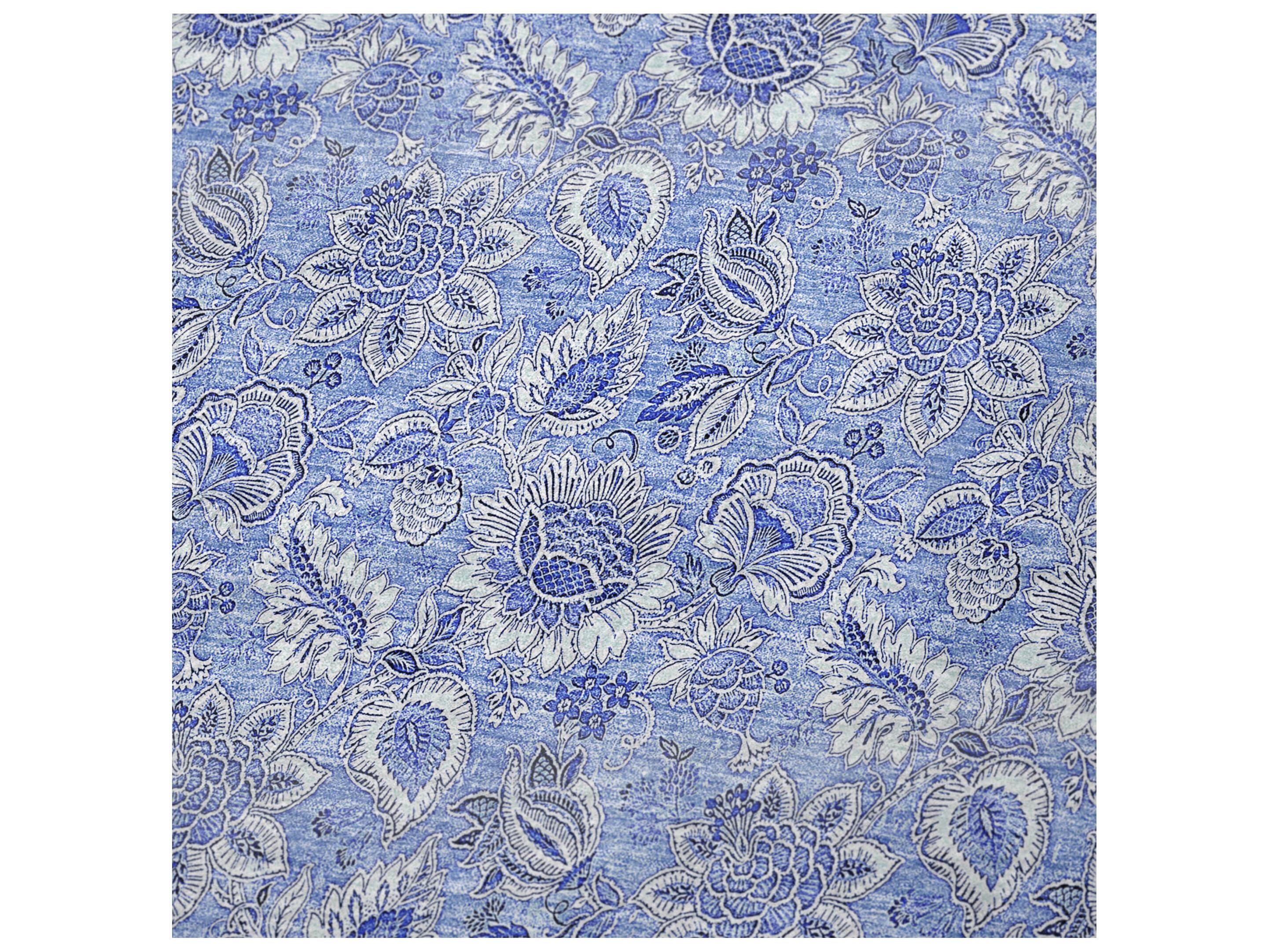 Dalyn Sherpa Blue Polyester Throw
