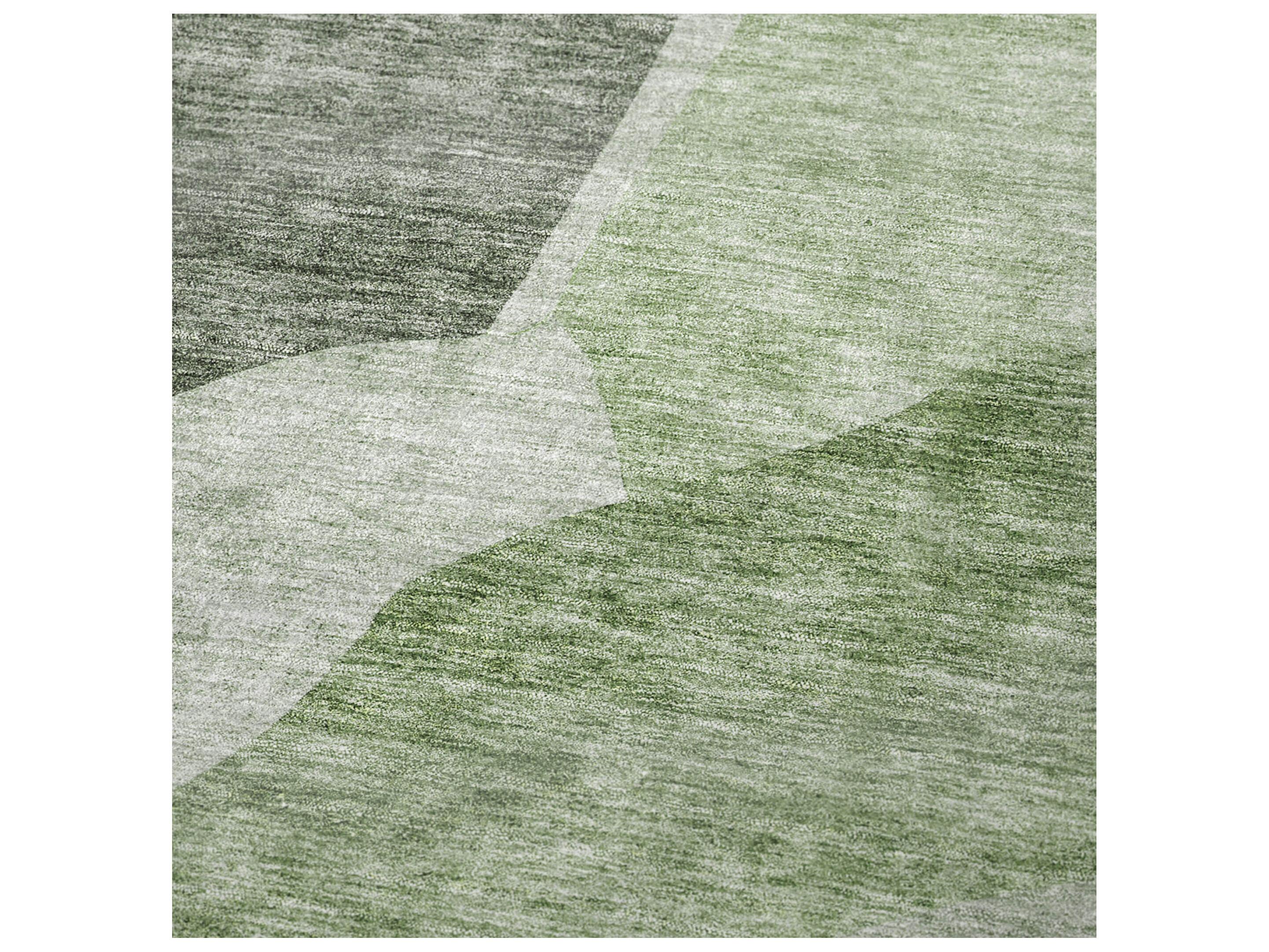 Dalyn Sherpa Green Polyester Throw